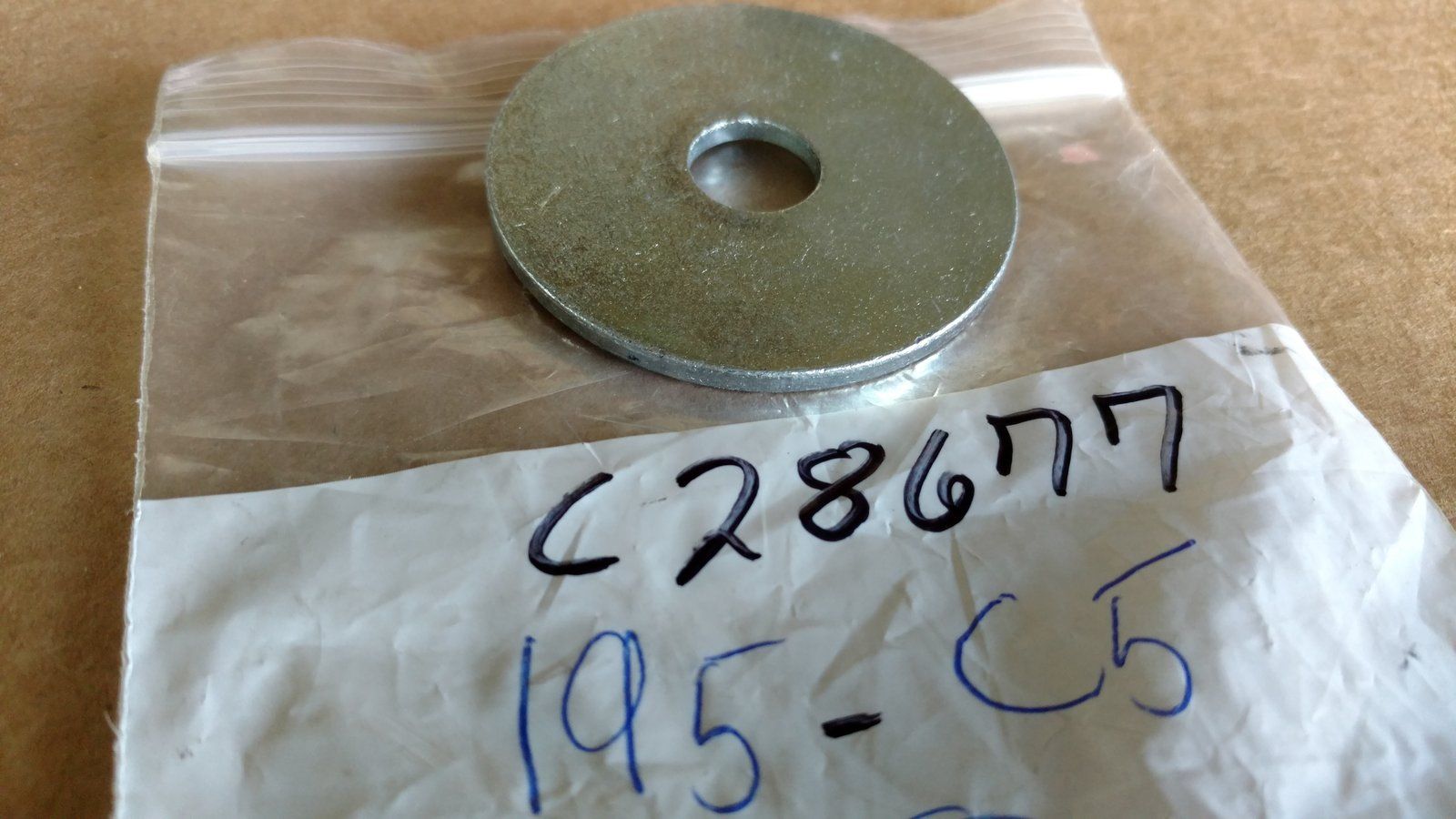 195-C5 WASHER .500x2.00x.125 195-05 - Ingersoll/Case Tractor Part