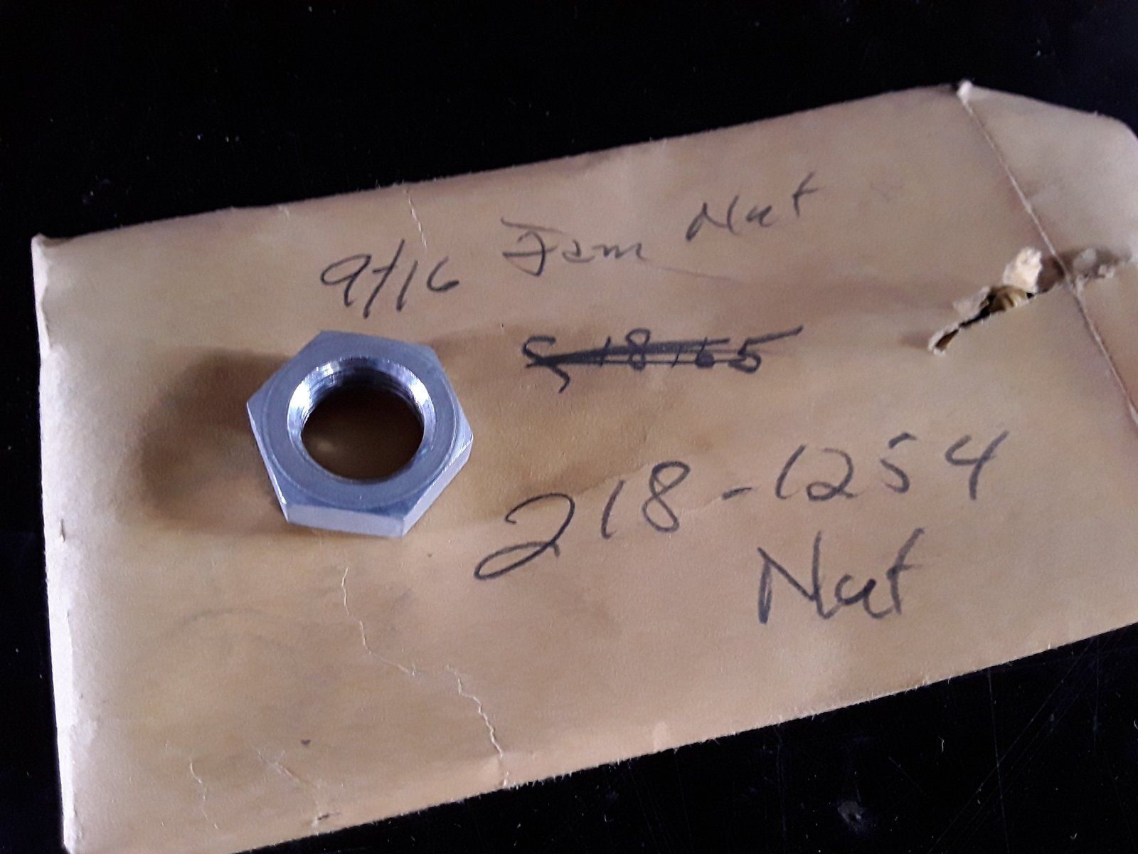 218-1254 FITTING-HYD-LOCKNUT-LG HEX - Ingersoll/Case Tractor Part