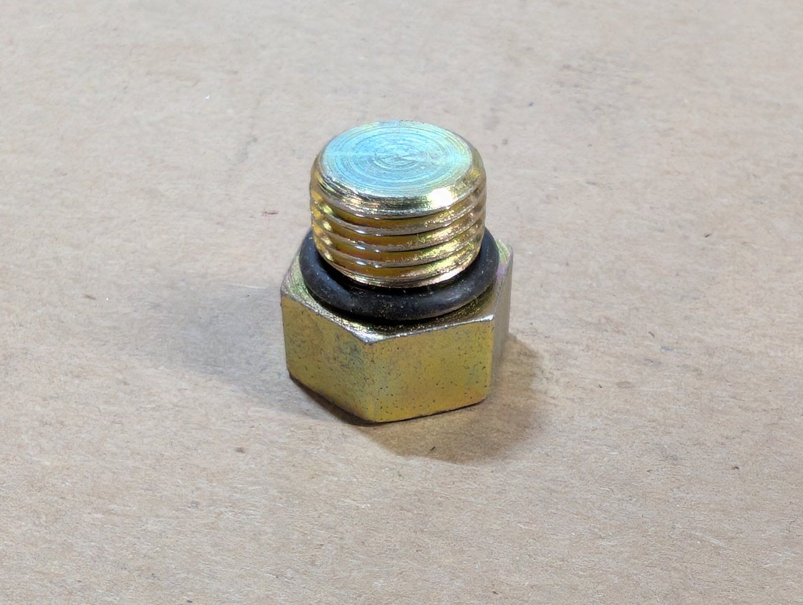 218-5154 ( replaces G9021060 ) FIT'G PLUG 1/2-20 W/O-RING HX - Ingersoll/Case Tractor Part