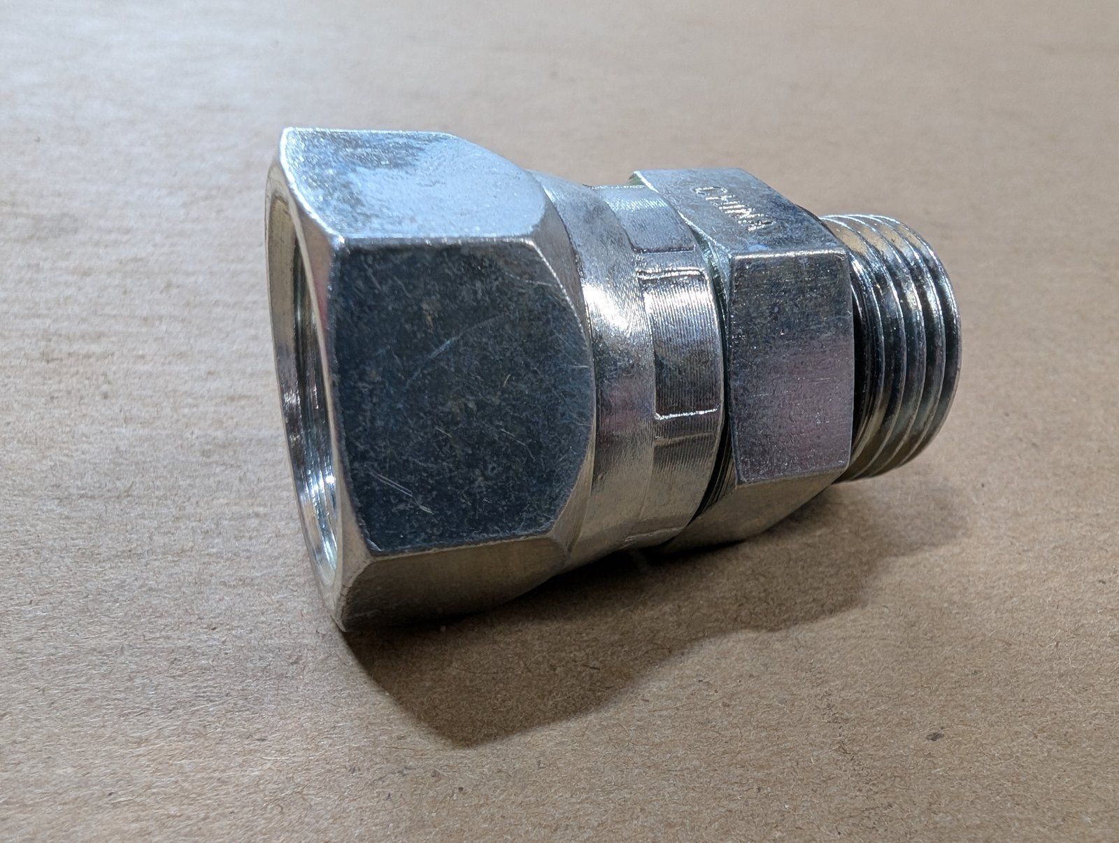 218-5254 FIT'G CONNT'R 1/2P SWV FM X 3/4-16 O-RING (A) - Ingersoll/Case Tractor Part