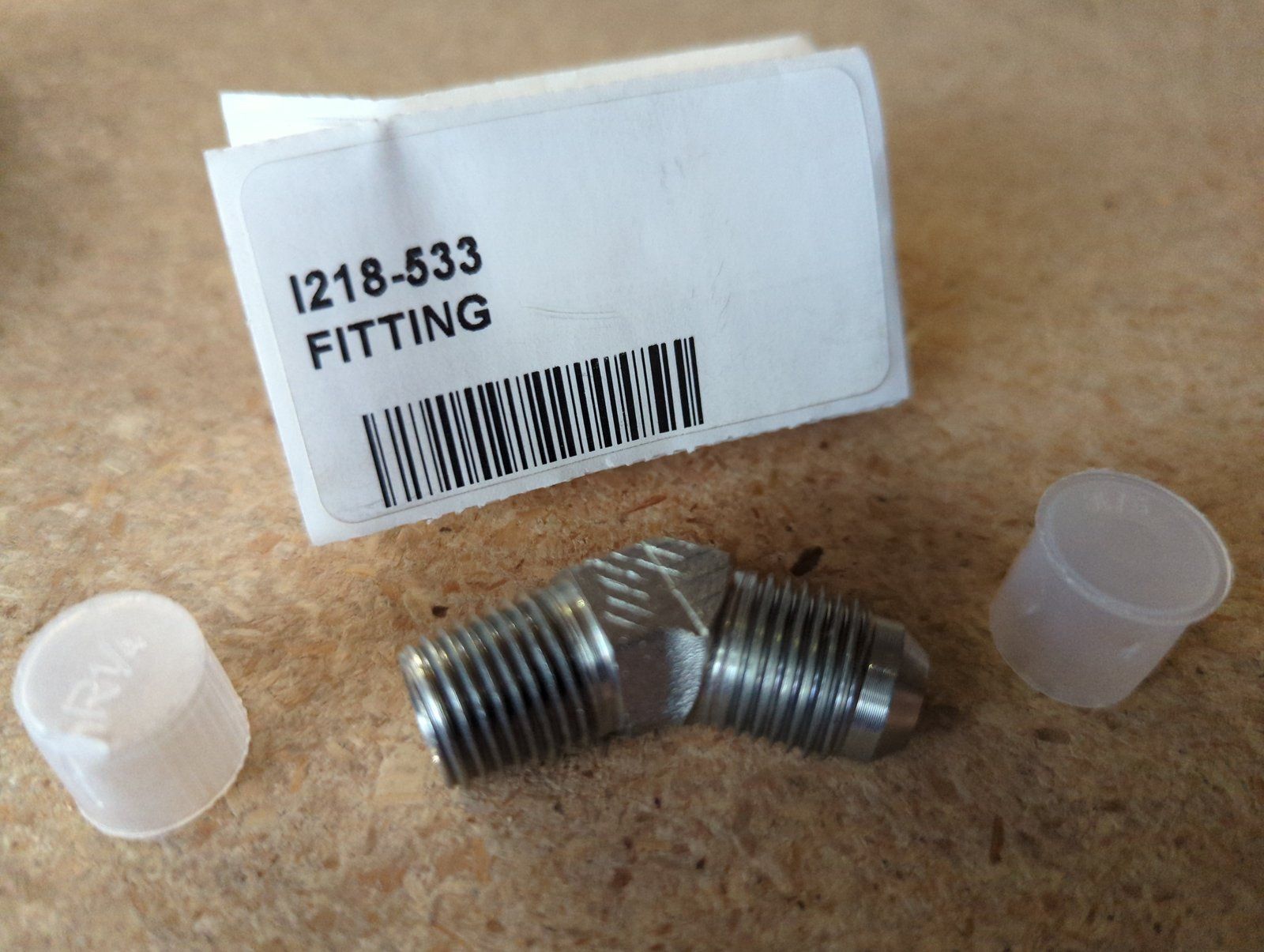 218-533 HYD ELBOW - Ingersoll/Case Tractor Part
