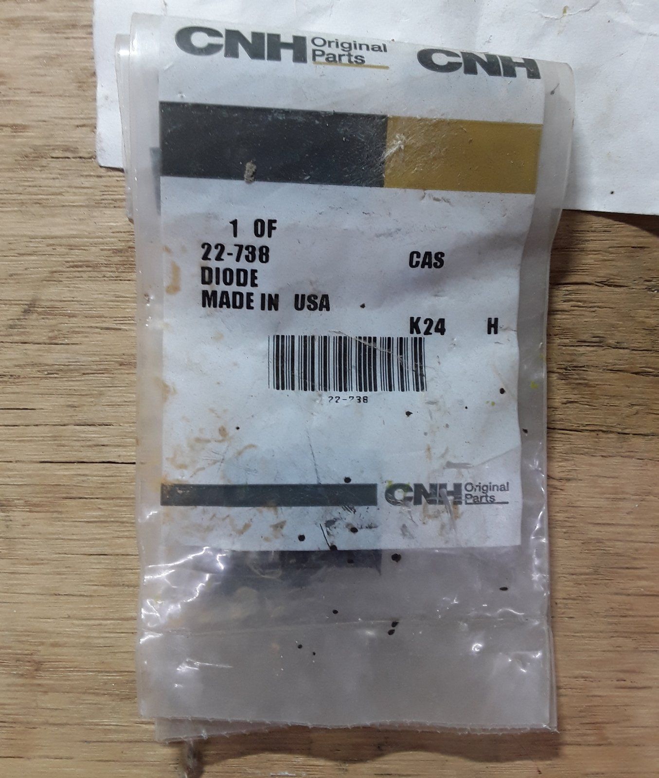 22-738 CASE NEW HOLLAND DIODE - Ingersoll/Case Tractor Part