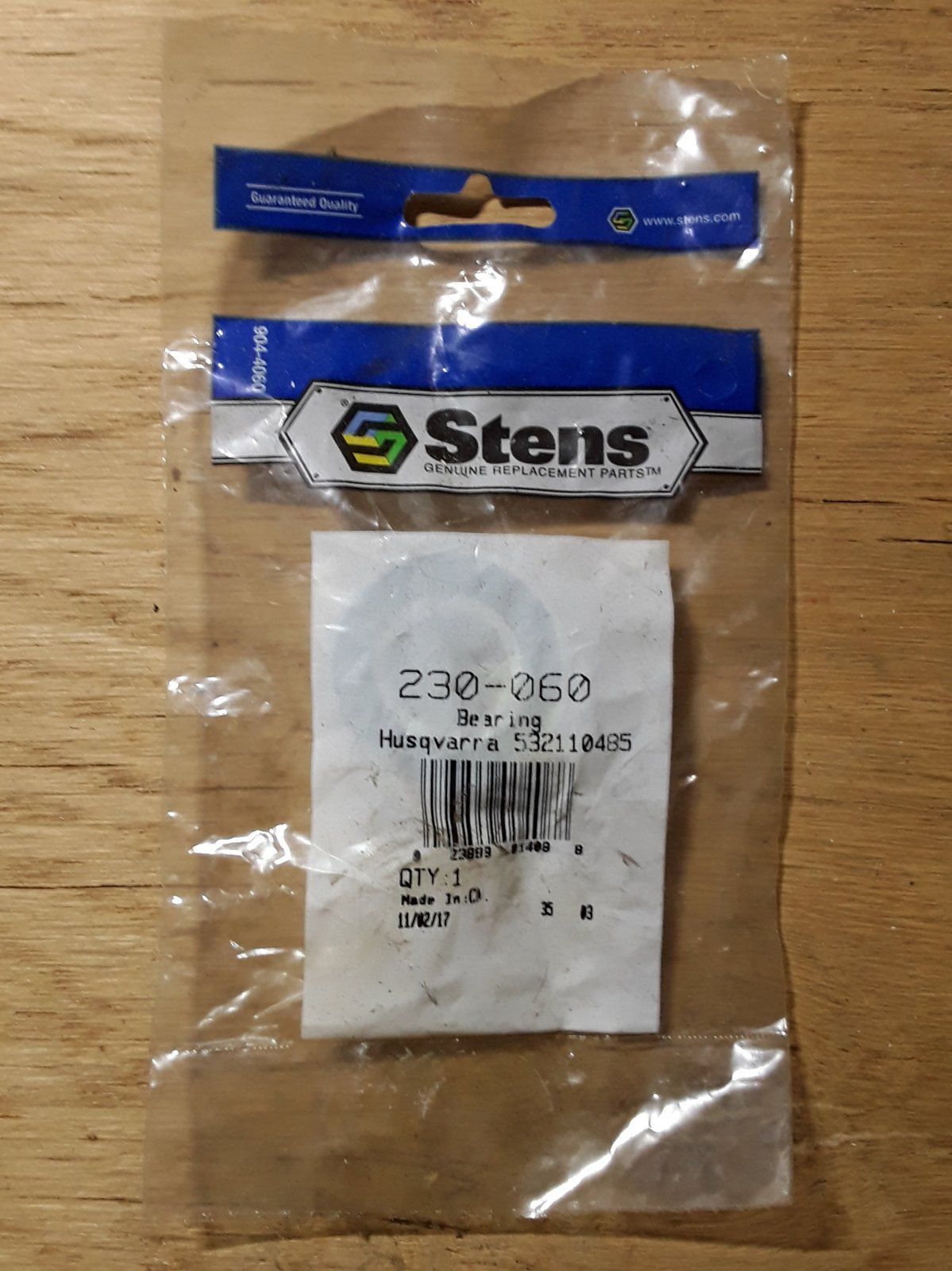 230-060 STENS BEARING - Ingersoll/Case Tractor Part