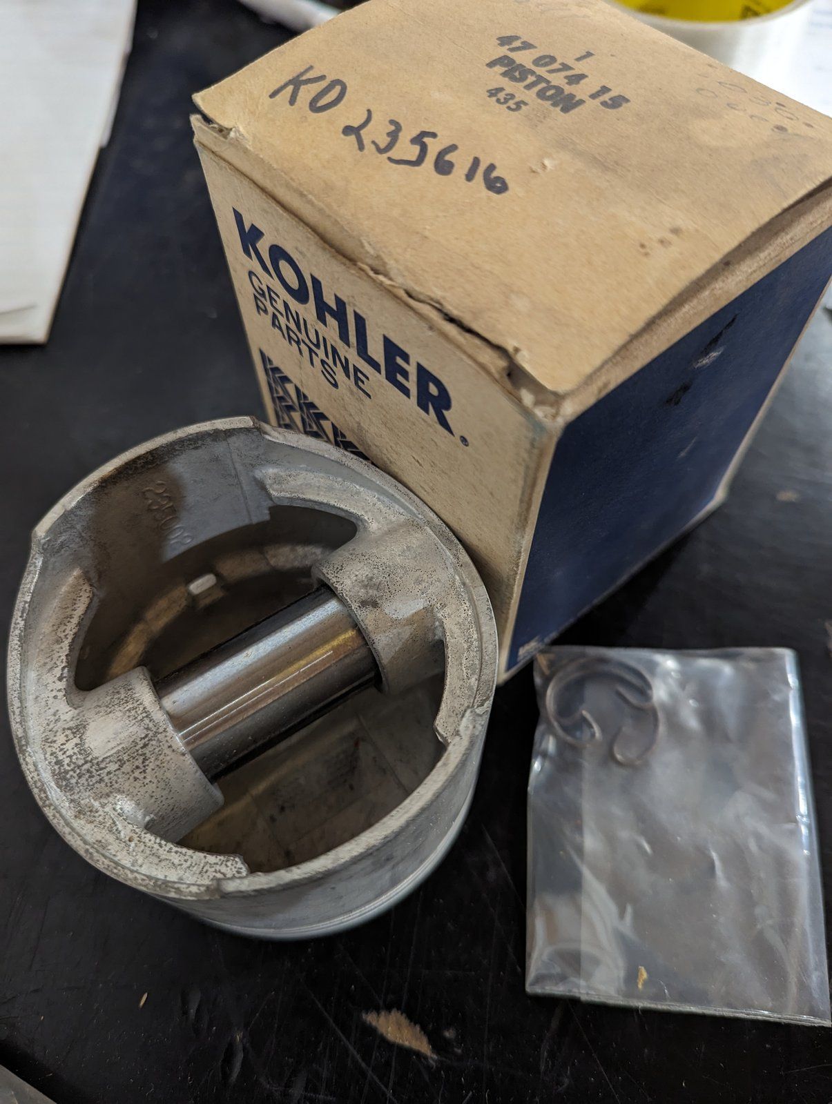 235616 KOHLER PISTON 4707415 OEM - Ingersoll/Case Tractor Part