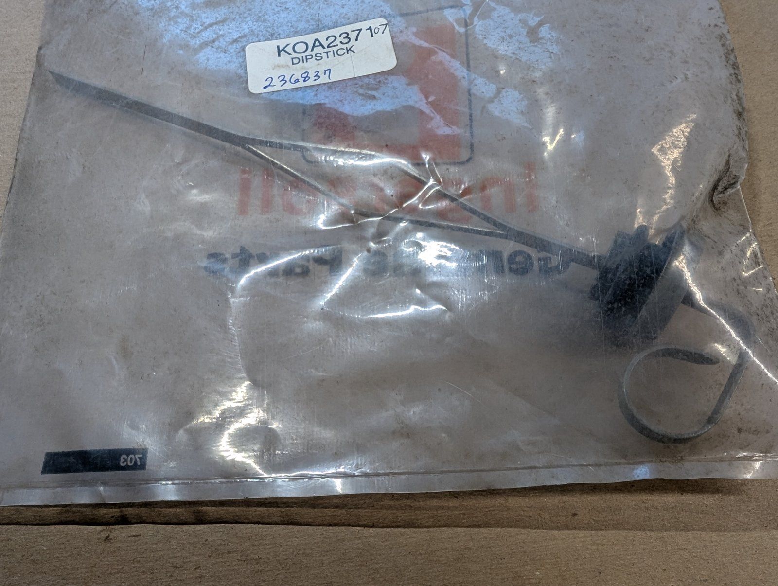 237107 KOHLER DIPSTICK 236837 - Ingersoll/Case Tractor Part