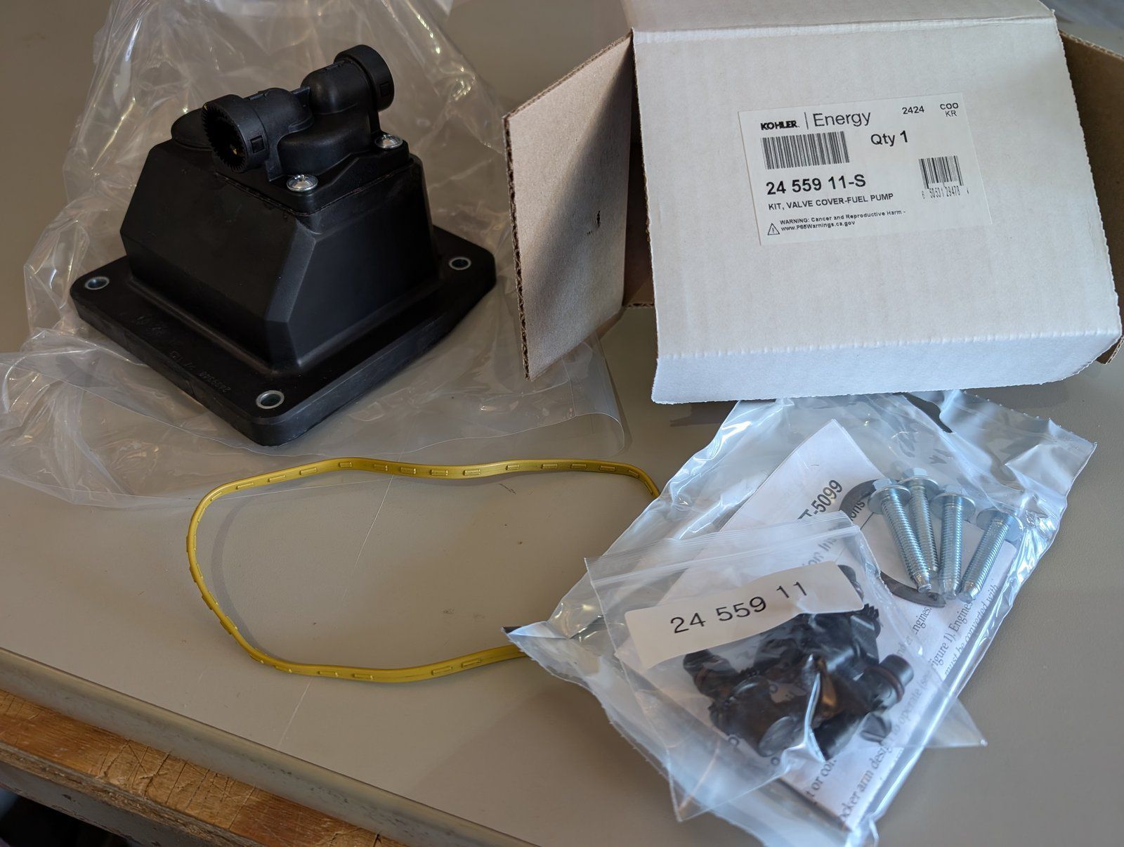 2455911-S KOHLER FUEL PUMP KIT CH20 2455911S - Ingersoll/Case Tractor Part