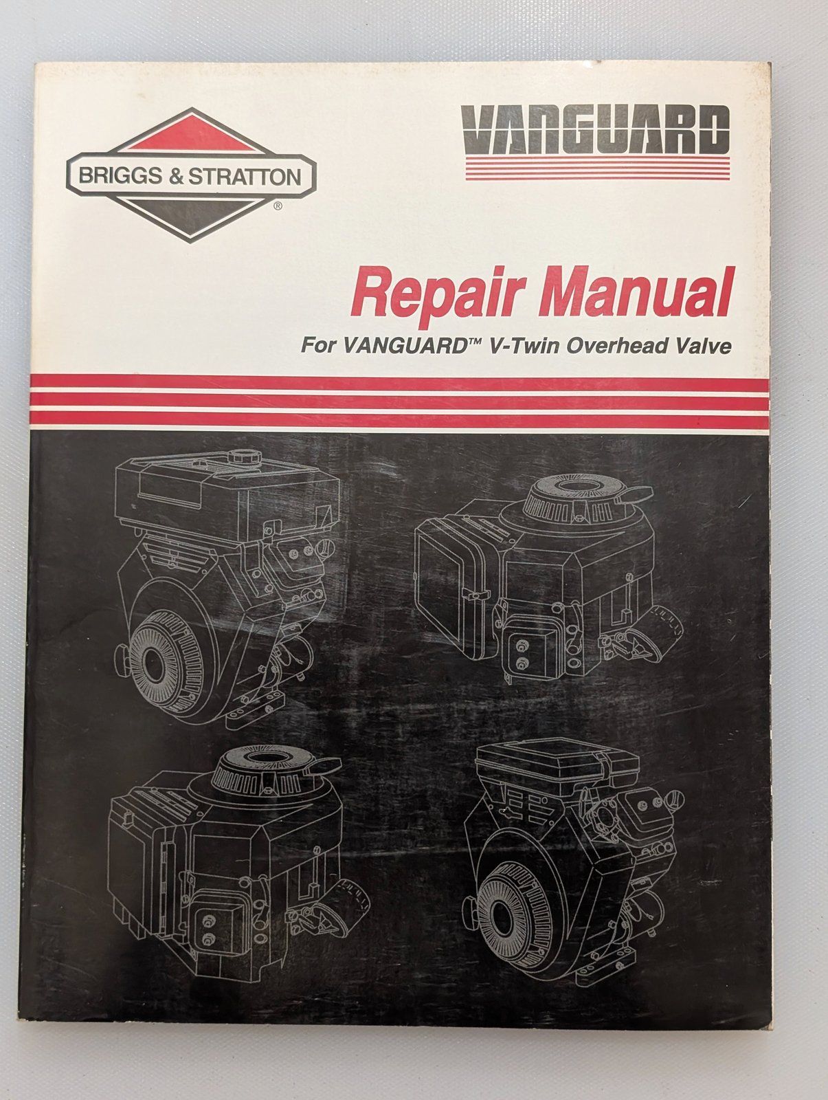 272144 5-97 BRIGGS 4-CYCLE V-TWIN REPAIR MANUAL 270962 271172 272147 800100 - Ingersoll/Case Tractor Part