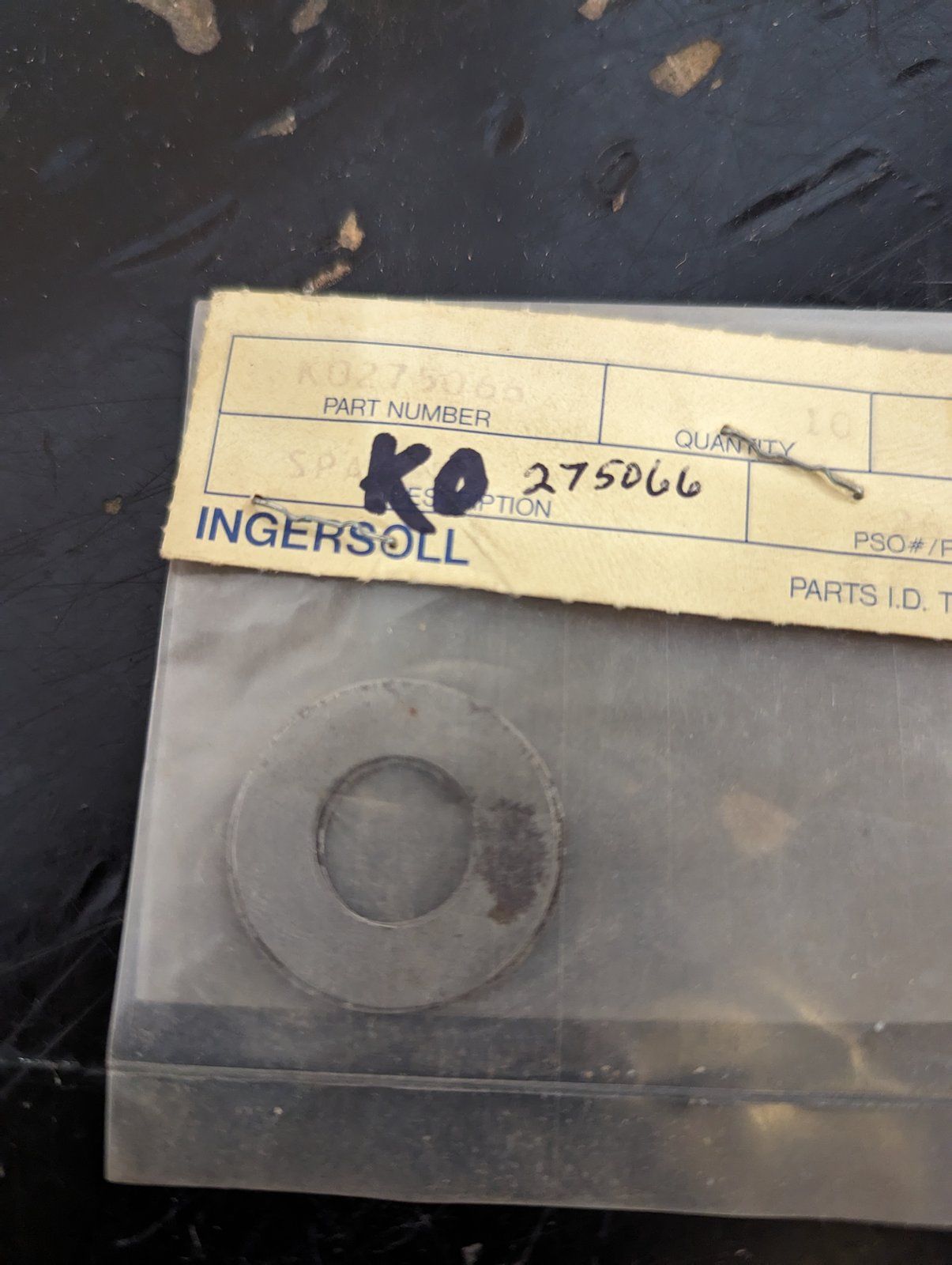 275066 KOHLER SPACER - Ingersoll/Case Tractor Part