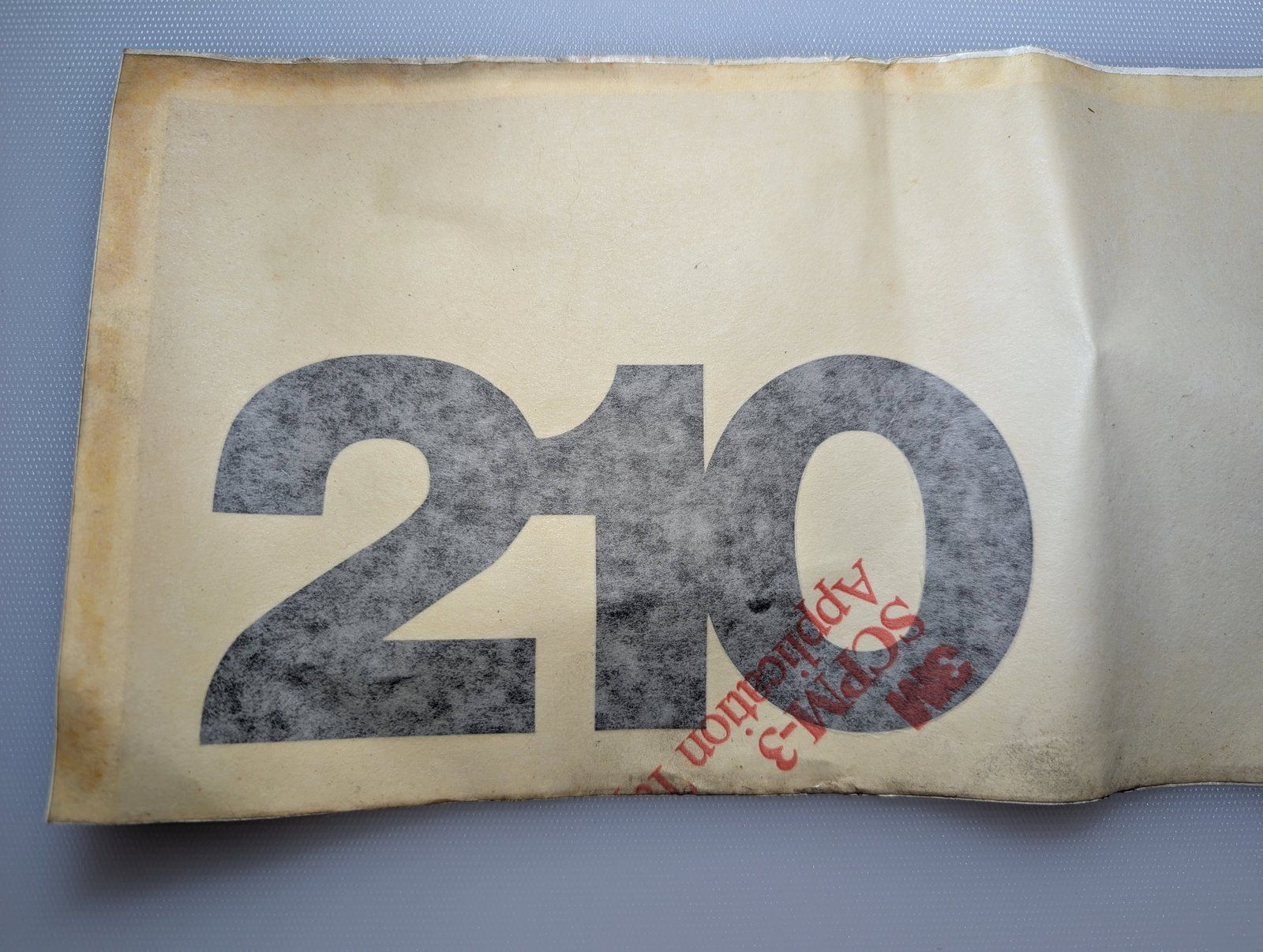 321-4161 DECAL HOOD TOP 210 - Ingersoll/Case Tractor Part