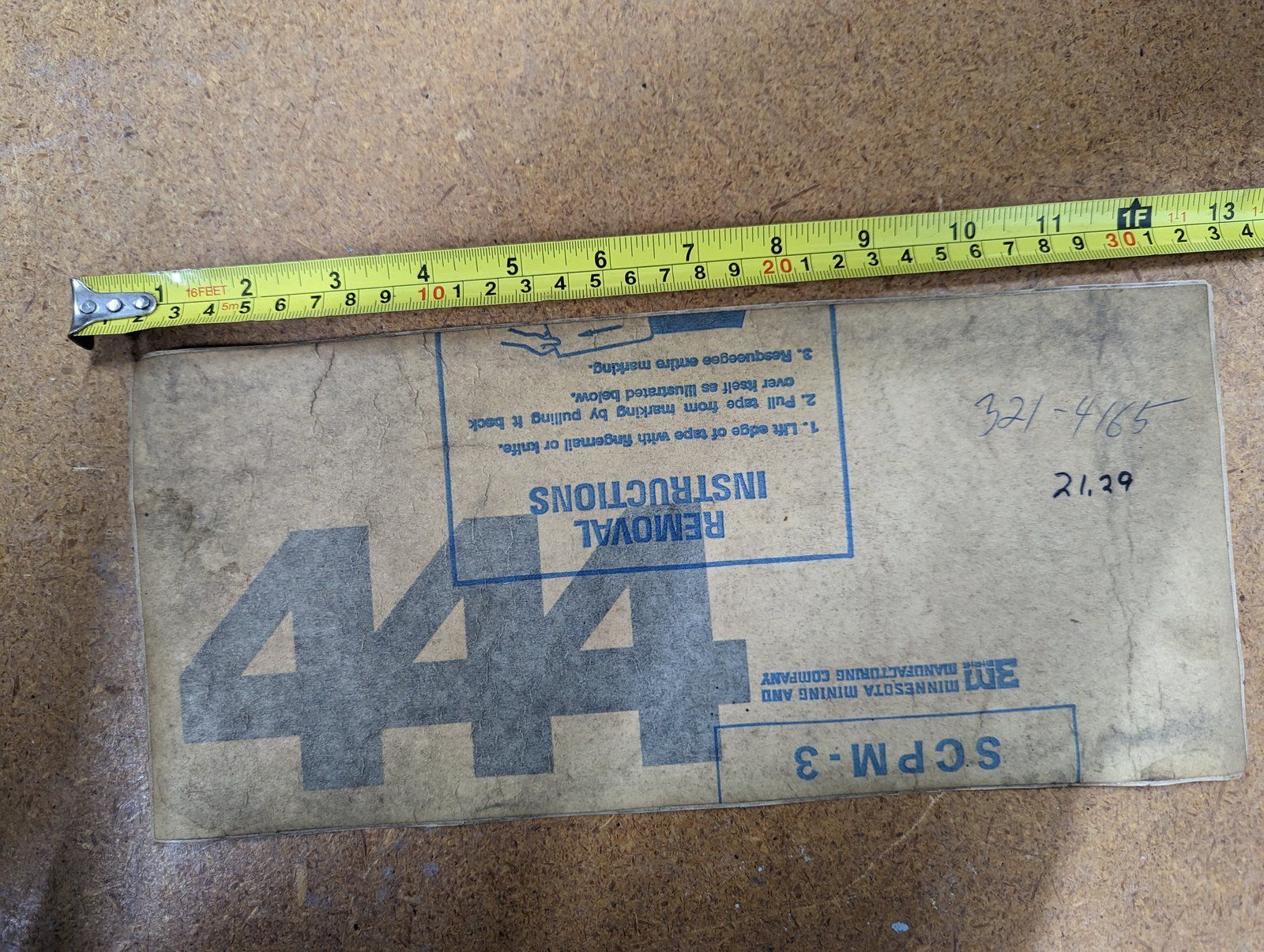 321-4165 DECAL 444 - Ingersoll/Case Tractor Part