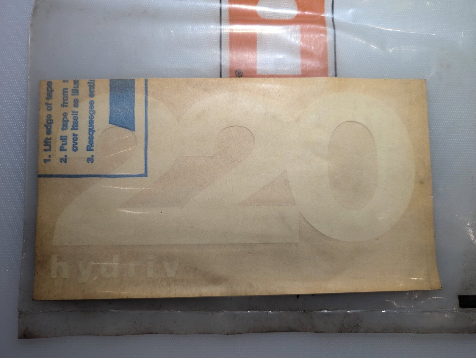 321-5103 DECAL HOOD 220 - Ingersoll/Case Tractor Part