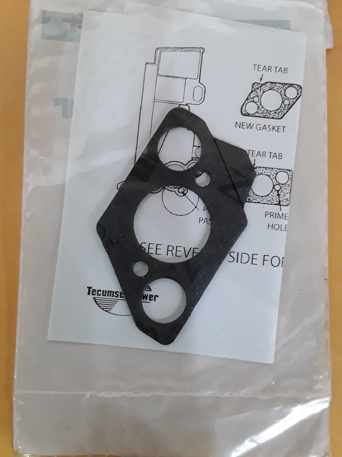 36048 TECUMSEH AIR CLEANER GASKET - Ingersoll/Case Tractor Part