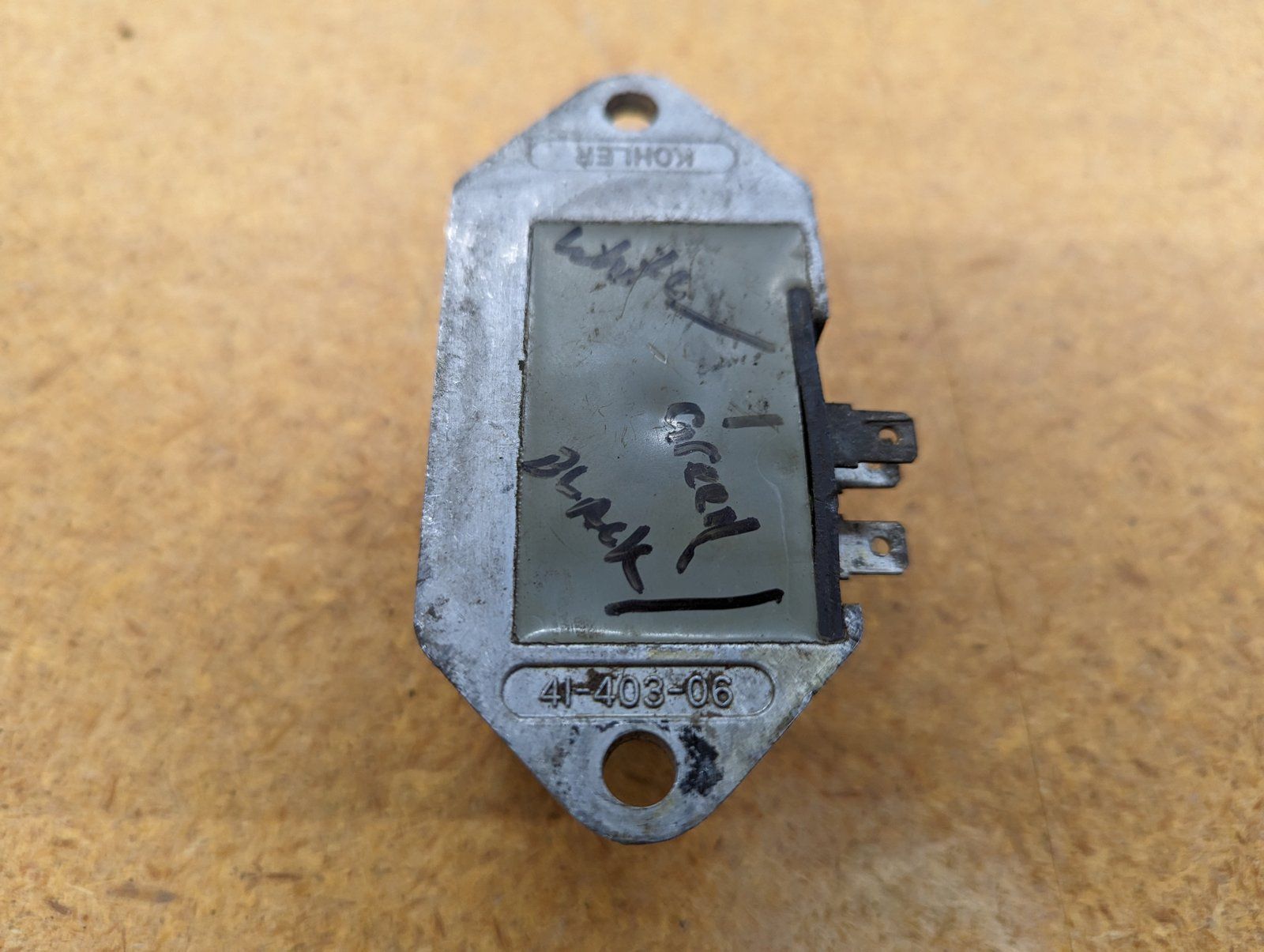 41-403-06 USED KOHLER RECTIFIER REGULATOR 3 PRONG 4140306 - Ingersoll/Case Tractor Part