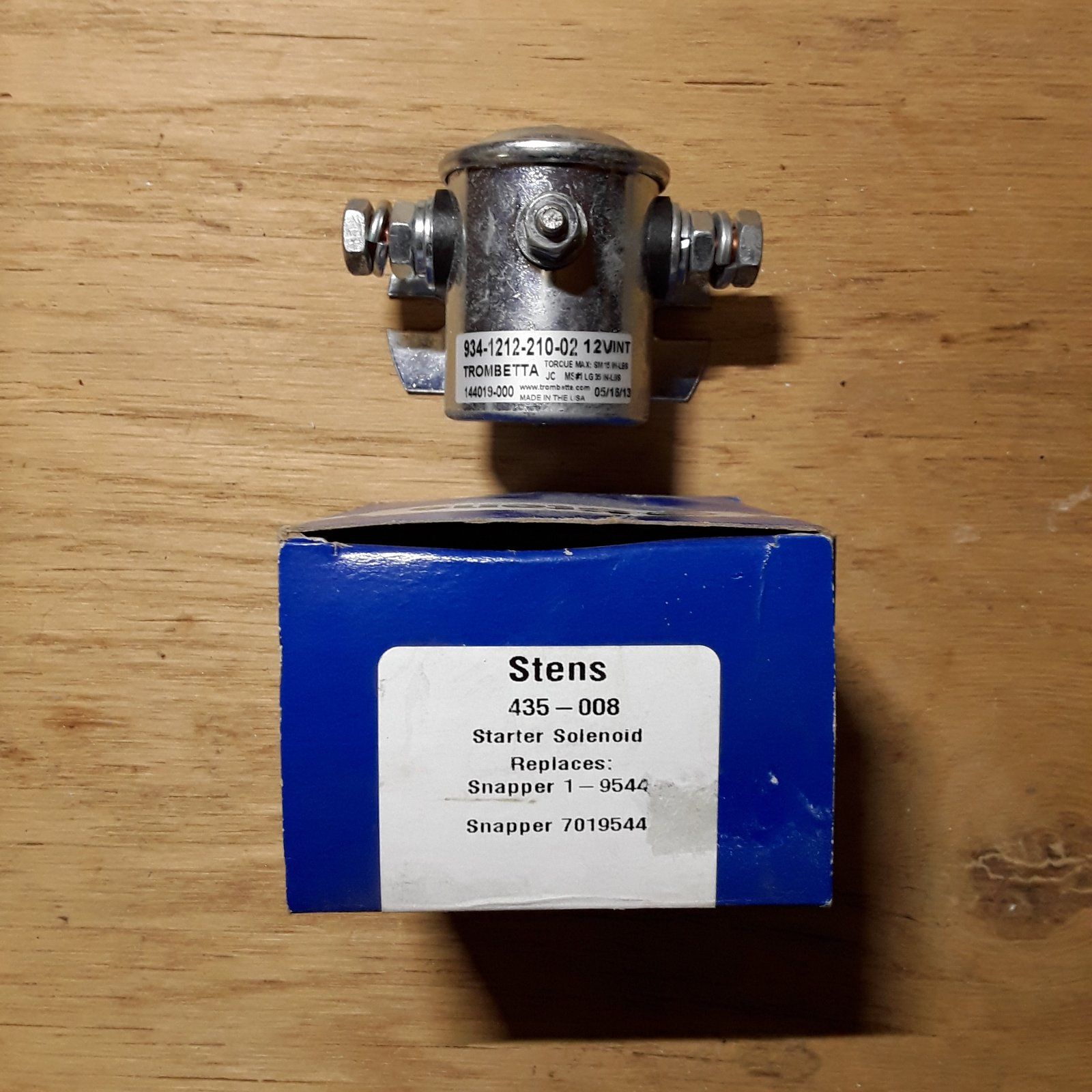 435-008 STENS STARTER SOLENOID - Ingersoll/Case Tractor Part