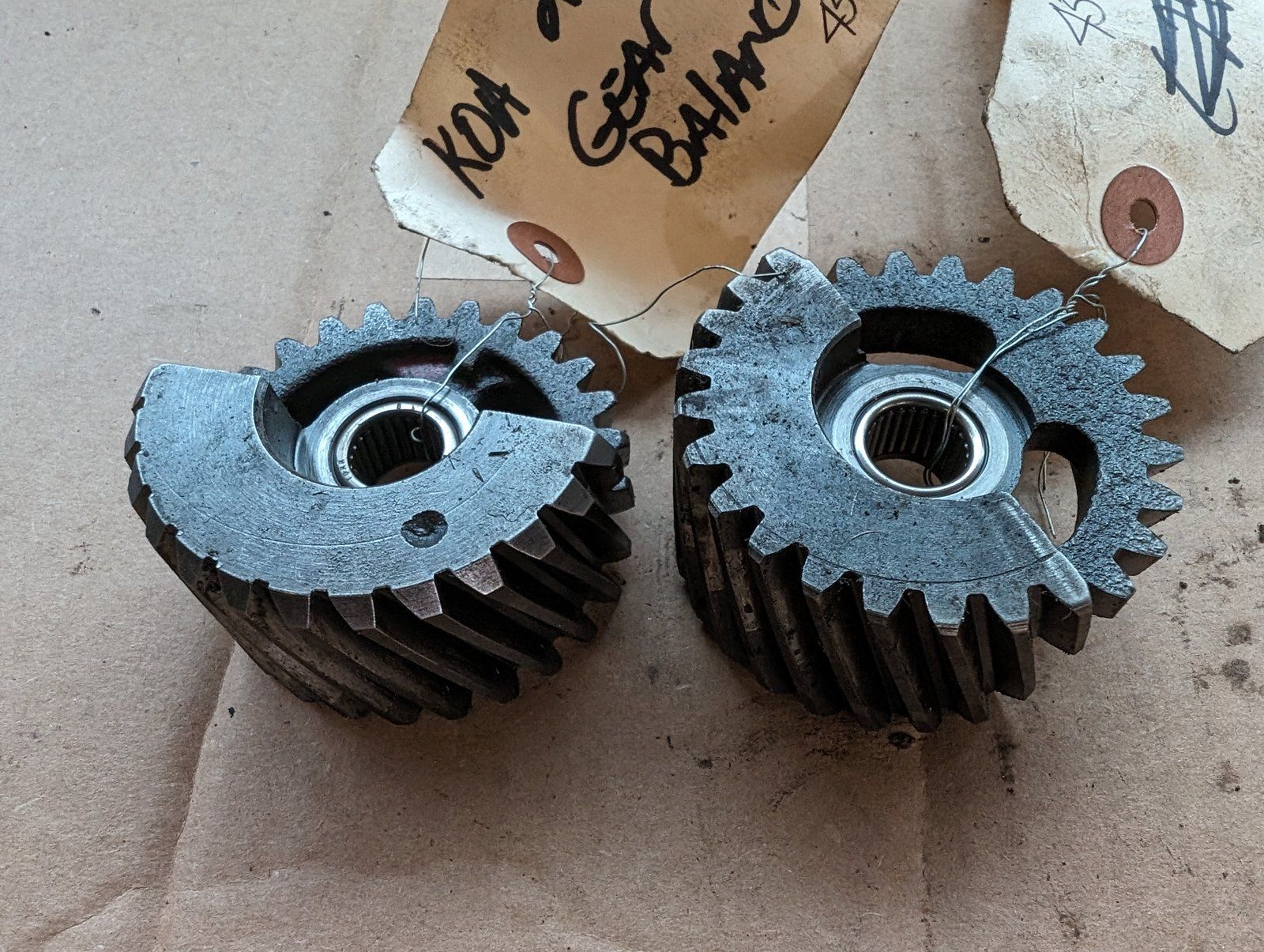 4504303S USED KOHLER M14 BALANCE GEARS 236507 - Ingersoll/Case Tractor Part