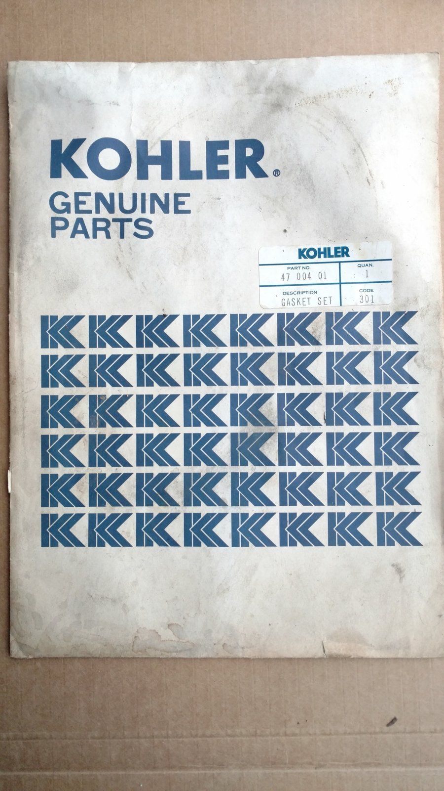 4700401 KOHLER GASKET SET WITH OIL SEALS - Ingersoll/Case Tractor Part