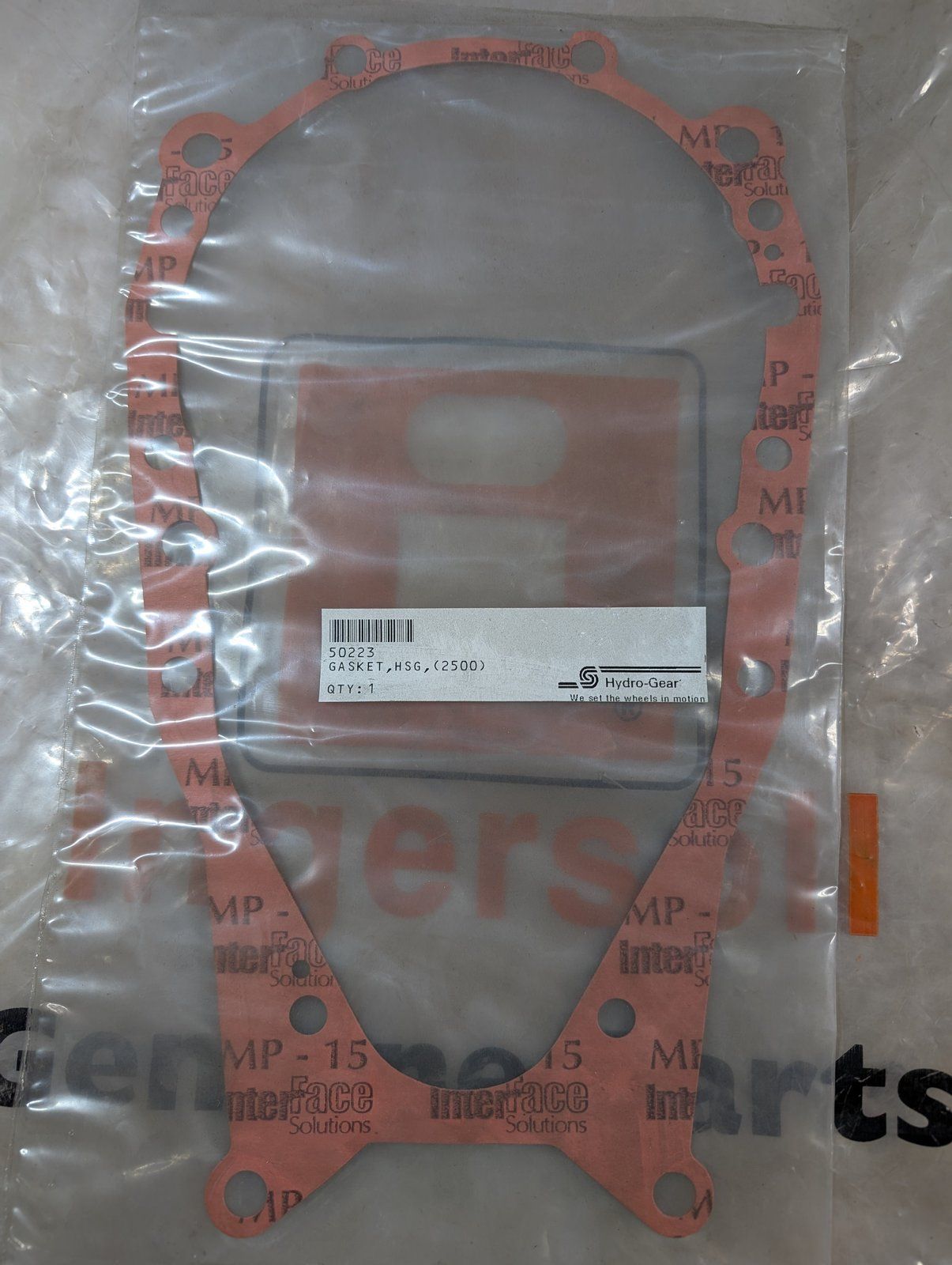 50223 HYDRO-GEAR GASKET - Ingersoll/Case Tractor Part