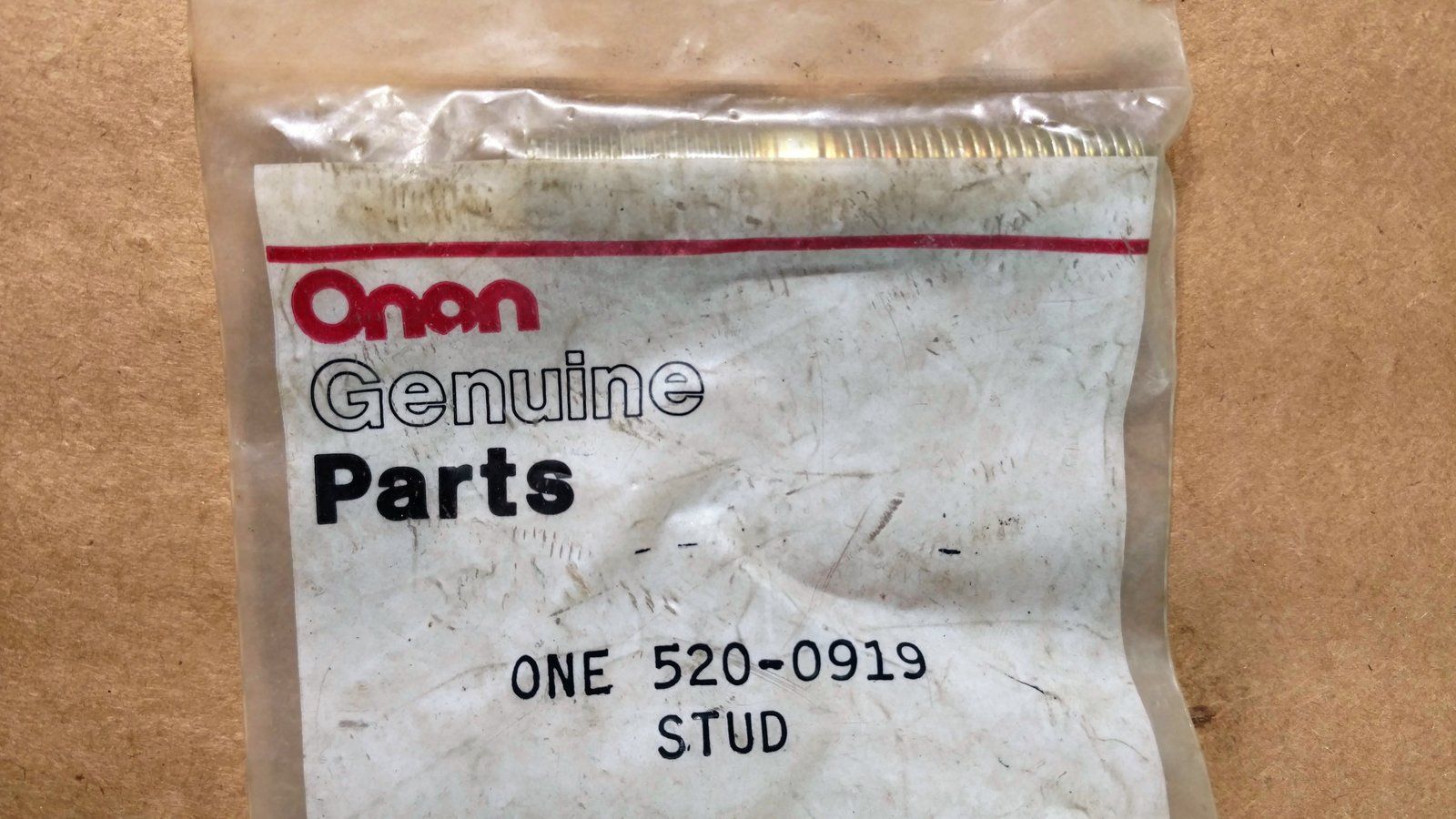520-0919 STUD - STEEL - ONAN - Ingersoll/Case Tractor Part