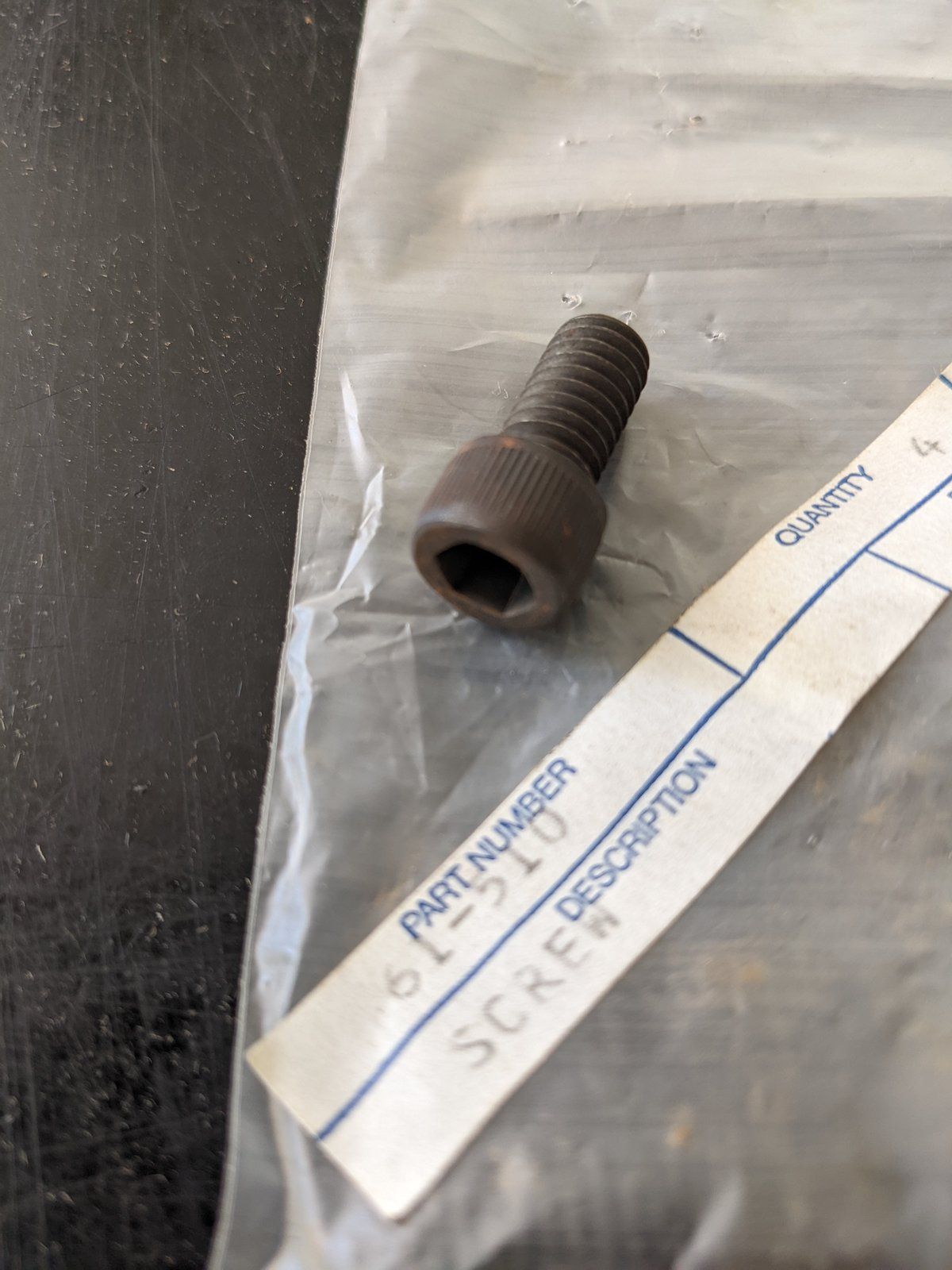 61-510 SCREW-5/16 18 X 5/8HEX SOC-G8 - Ingersoll/Case Tractor Part