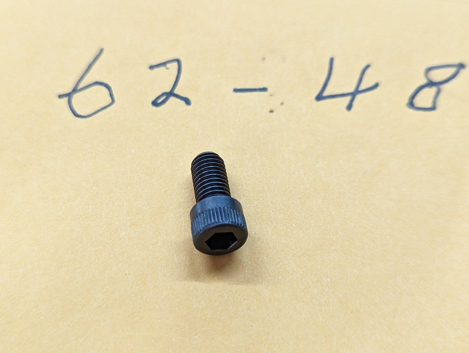 62-48 SCREW 1/4-28 X 1/2 SOC HD CAP - Ingersoll/Case Tractor Part