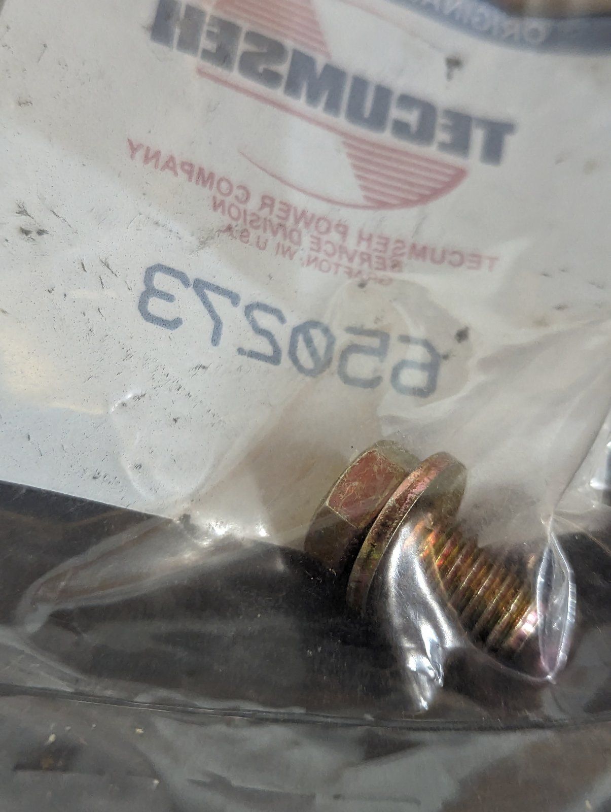 650273 TECUMSEH SCREW BOLT - Ingersoll/Case Tractor Part