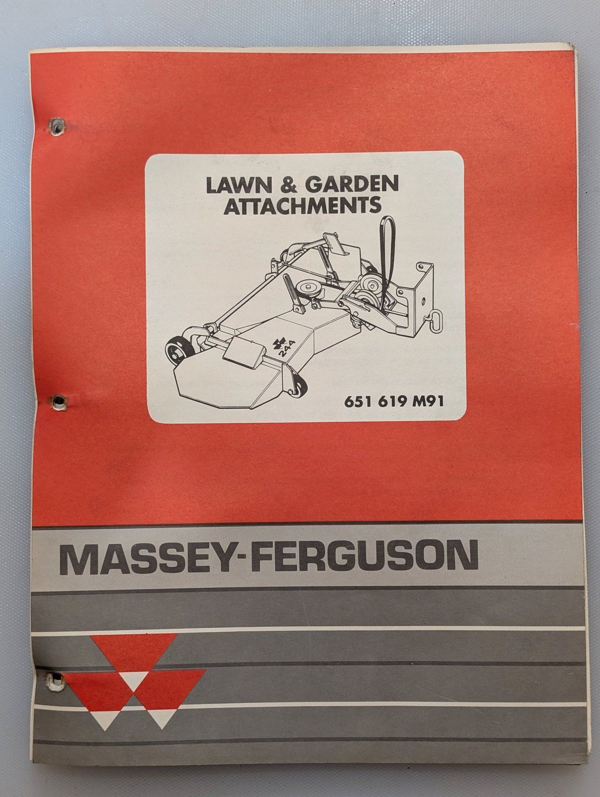 651619M91 PC MASSEY FERGUSON LAWN GARDEN ATTACHMENTS BY INGERSOLL - Ingersoll/Case Tractor Part