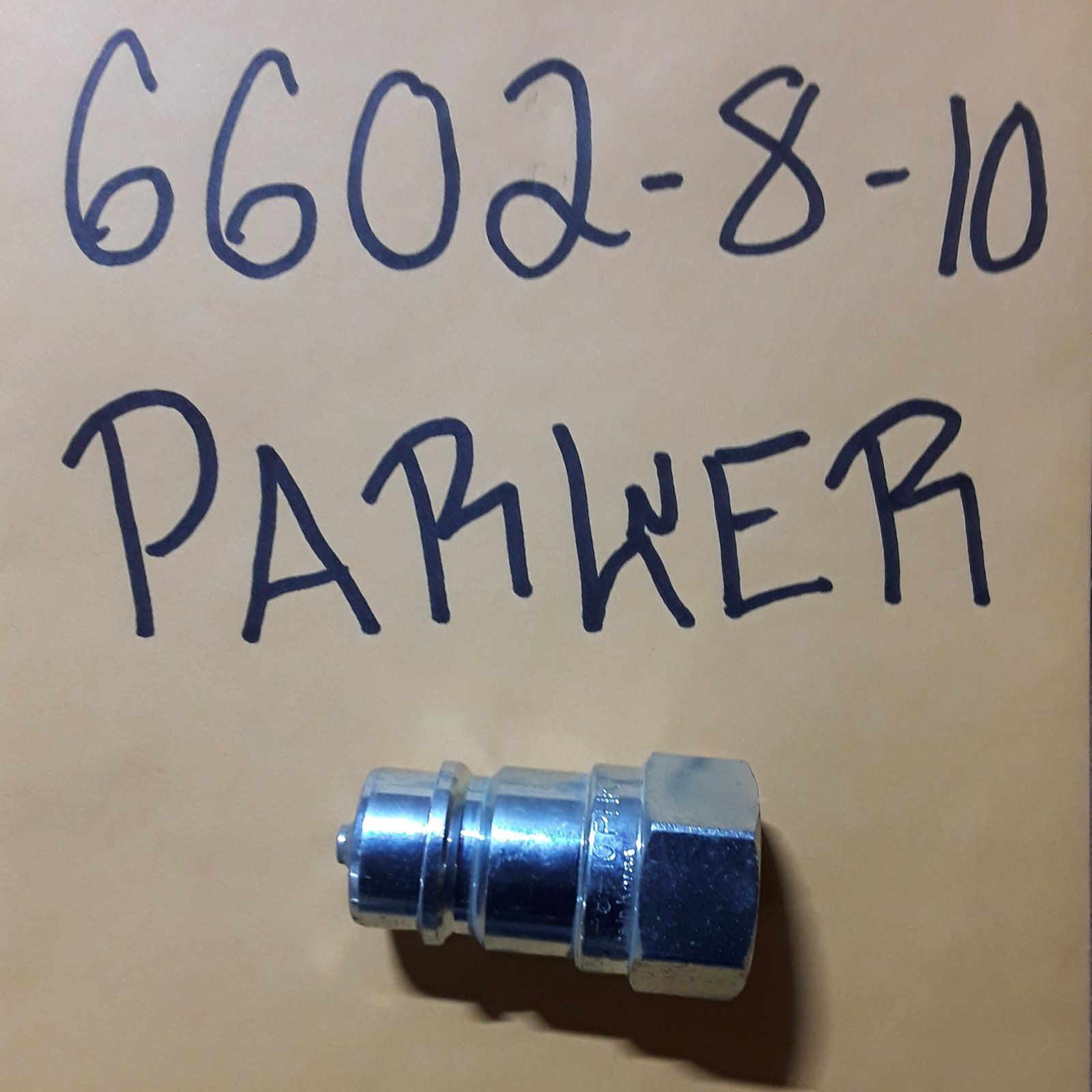 6602-8-10 PARKER QUICK CONNECT HOSE COUPLING - Ingersoll/Case Tractor Part