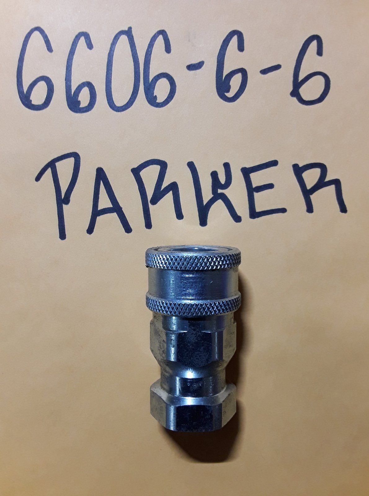 6606-6-6 PHK PARKER 6600 SERIES FEMALE COUPLER - Ingersoll/Case Tractor Part