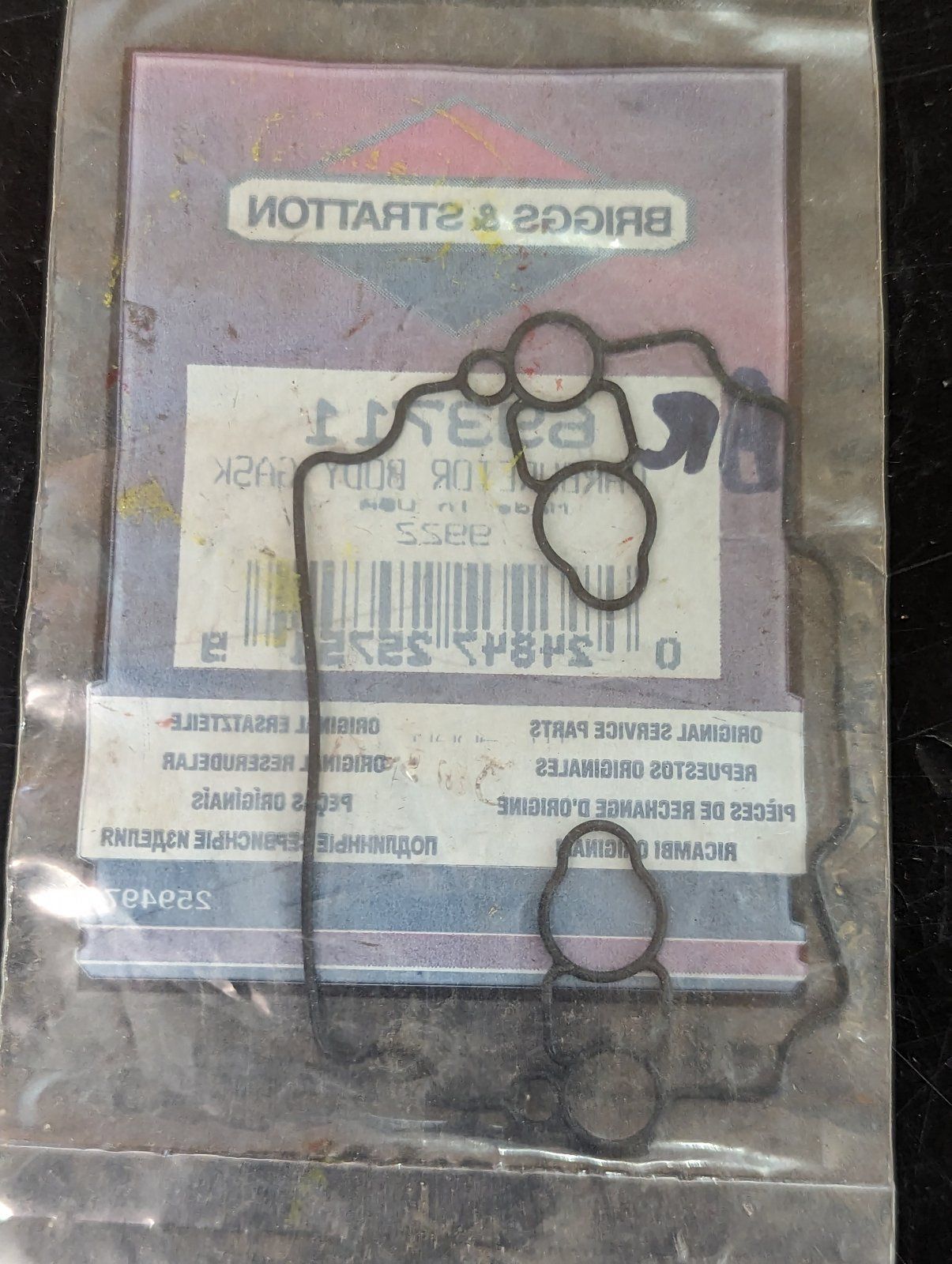 693711 BRIGGS FOAT BOWL GASKET - Ingersoll/Case Tractor Part