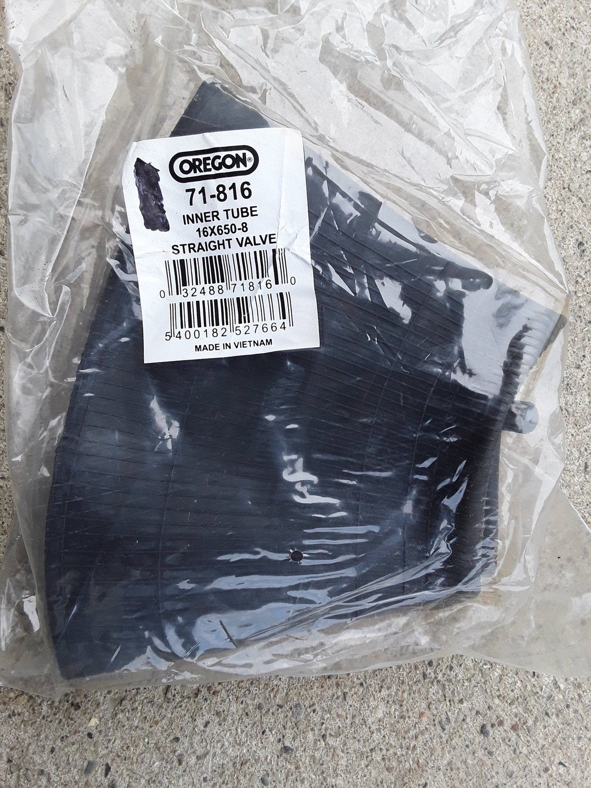 71-816 16x650/750-8 INNER TUBE - Ingersoll/Case Tractor Part