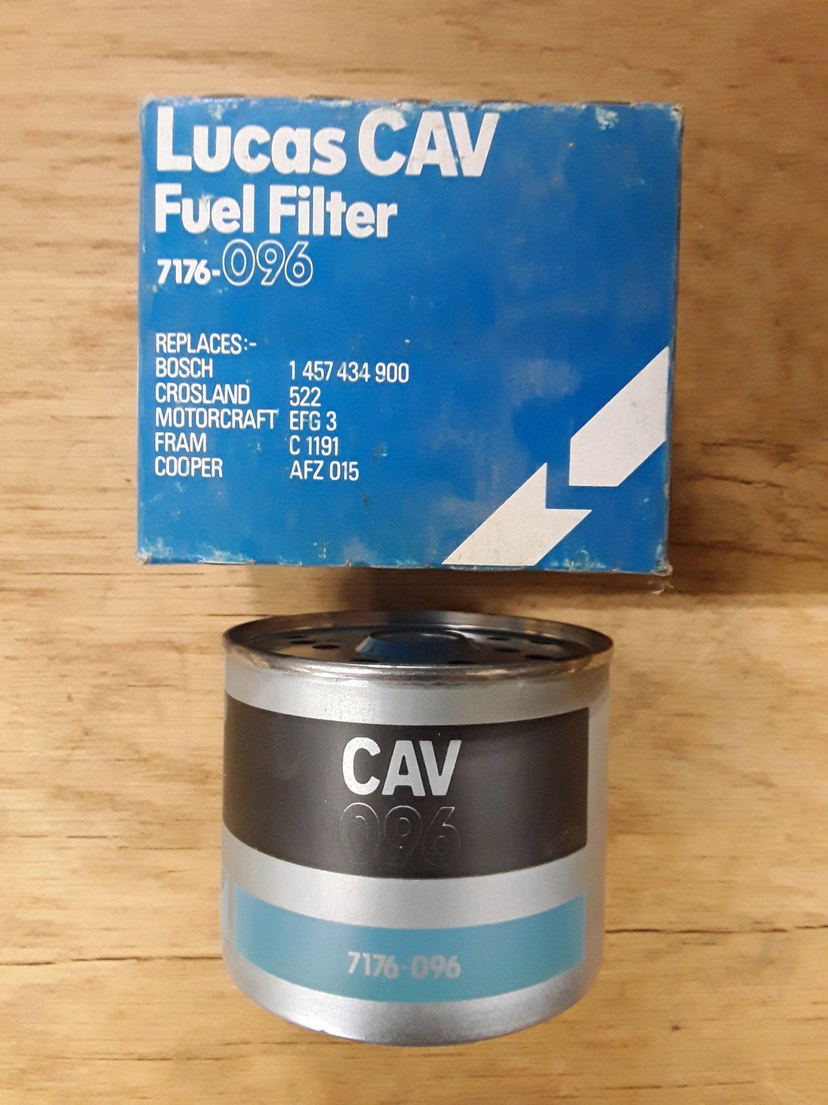 7176-096 LUCAS CAV FUEL FILTER - Ingersoll/Case Tractor Part