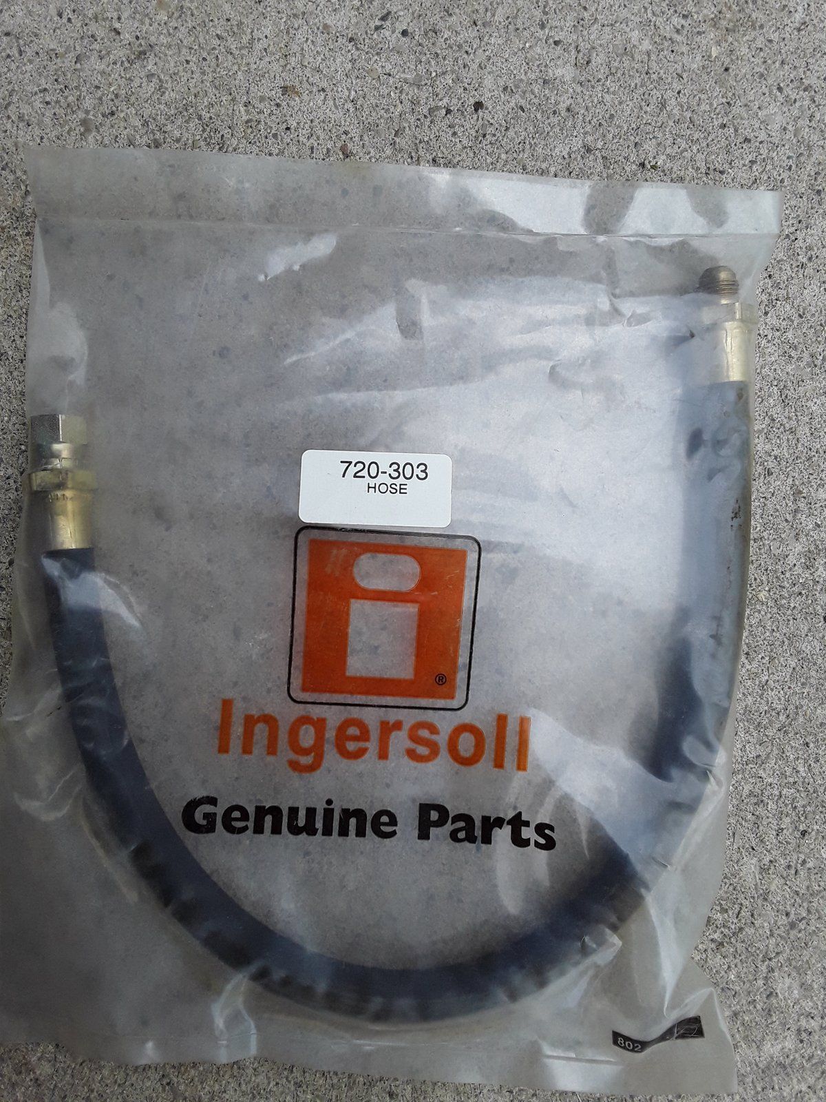 720-303 HOSE (ASSY) HYD: .375X 21.65 - Ingersoll/Case Tractor Part