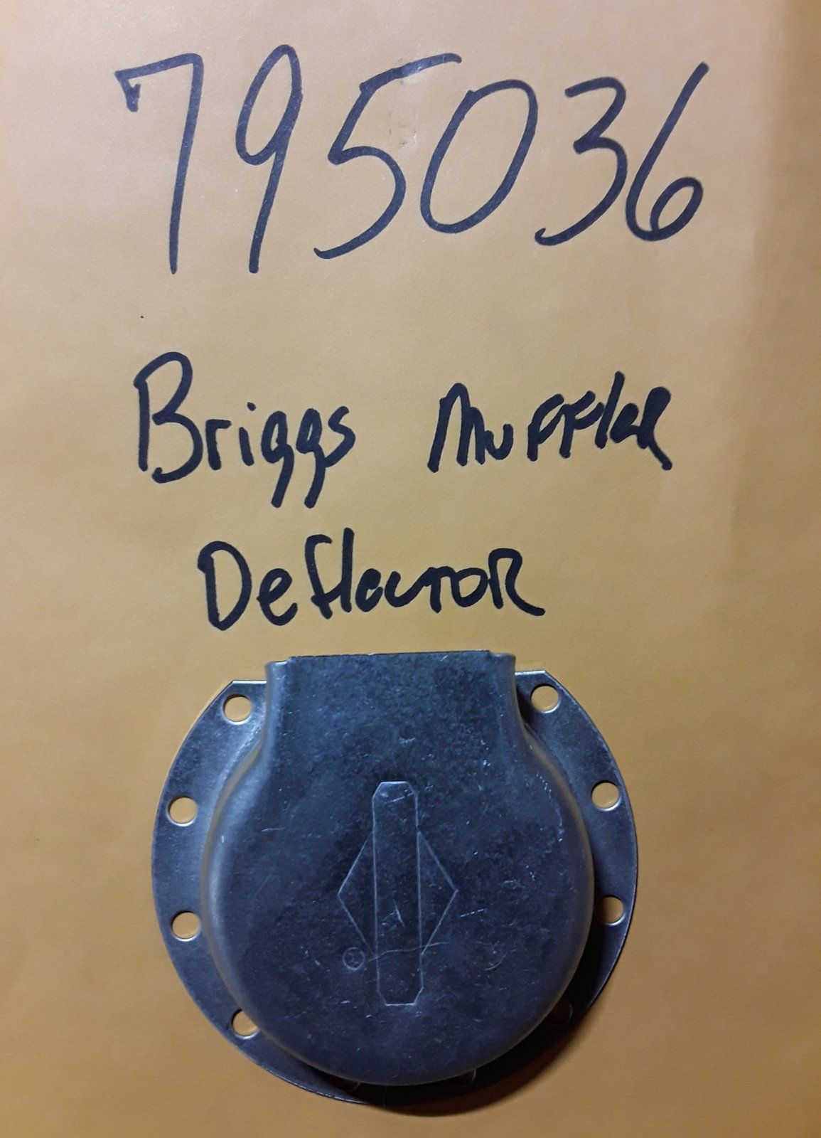 795036 BRIGGS Muffler DEFLECTOR - Ingersoll/Case Tractor Part