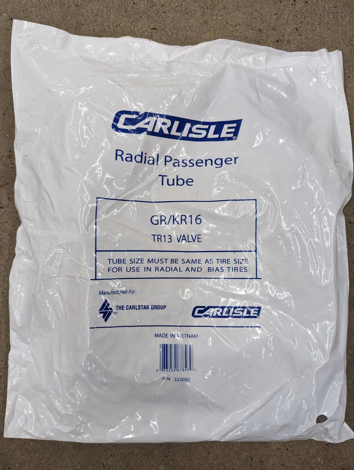 8-16 TIRE TUBE - Ingersoll/Case Tractor Part