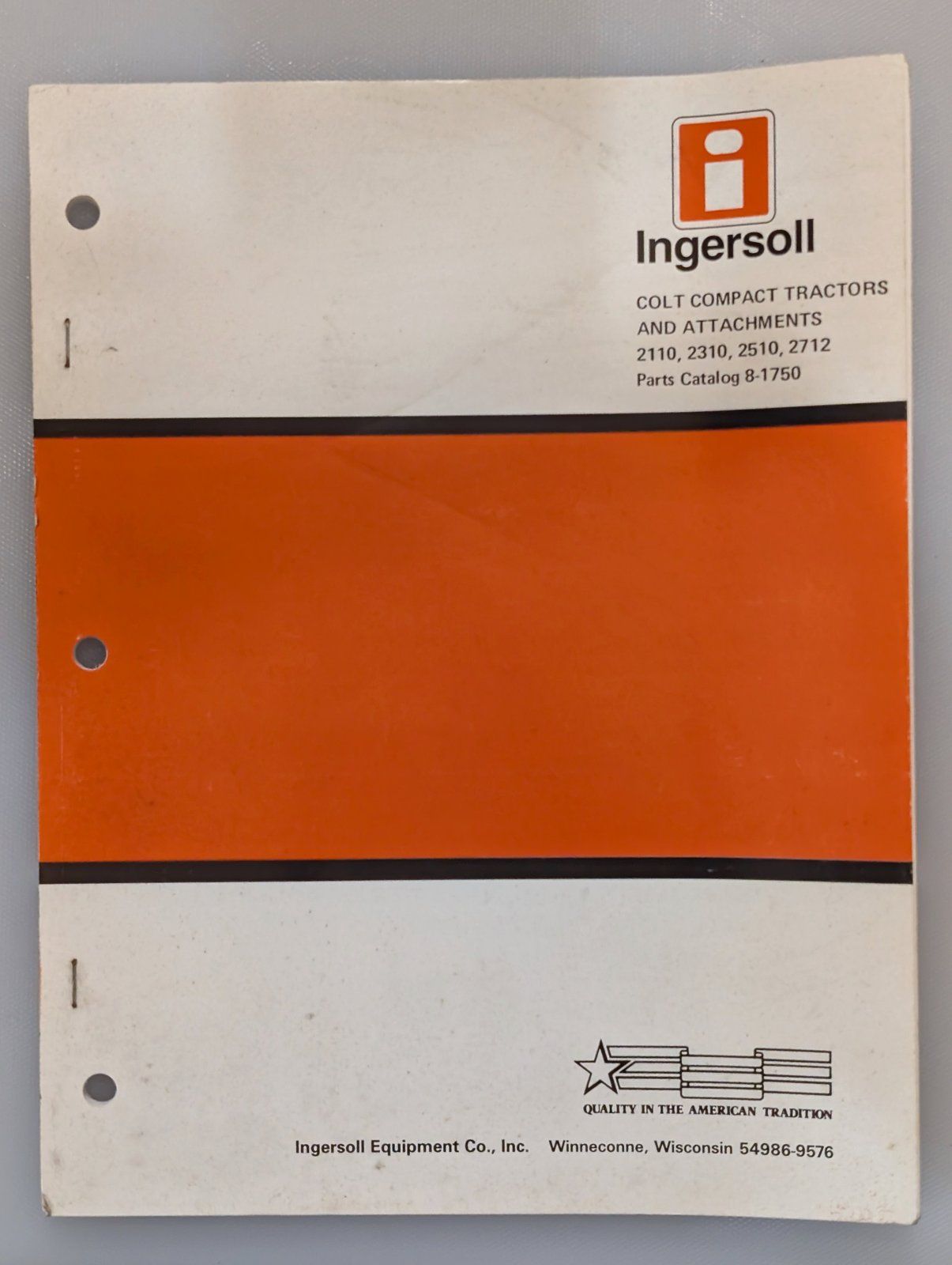 8-1750 PC COLT 2110 2310 2510 2710 - Ingersoll/Case Tractor Part