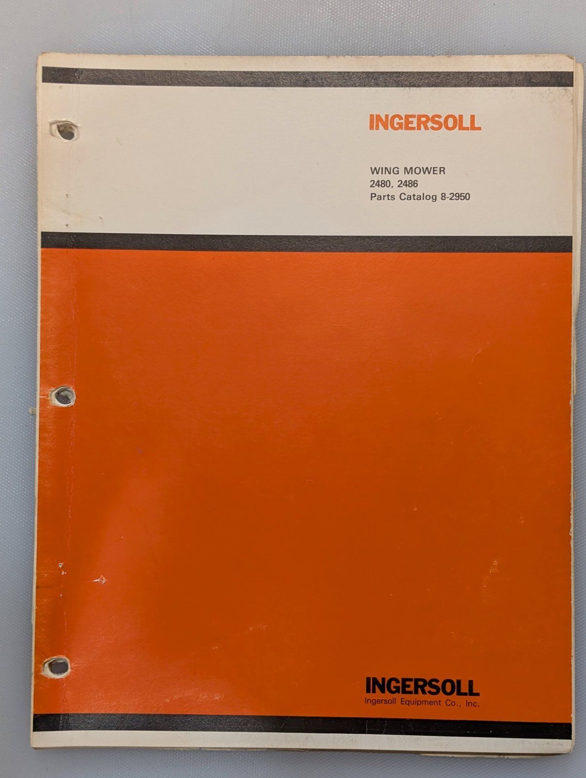 8-2950 WING MOWER 2480 2486 - Ingersoll/Case Tractor Part
