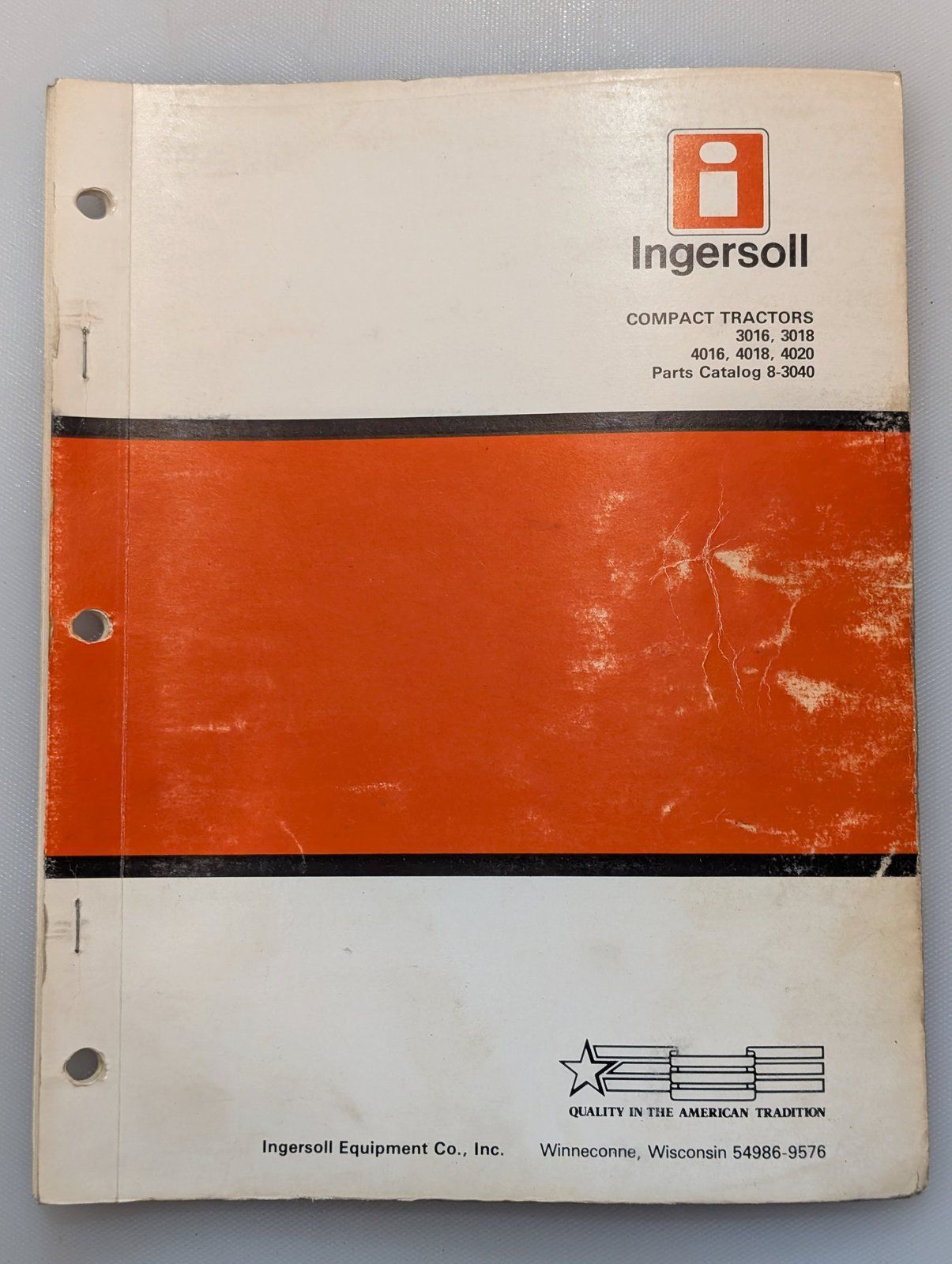 8-3040 PC 3016 3018 4016 4018 4020 COMPACT TRACTOR - Ingersoll/Case Tractor Part