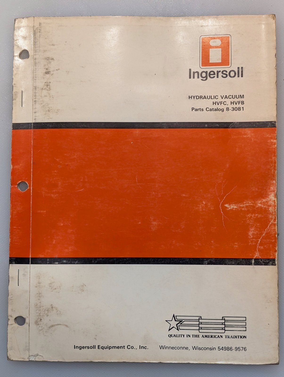 8-3081 PC HVFC HVFB HYDRAULIC VACUUM - Ingersoll/Case Tractor Part