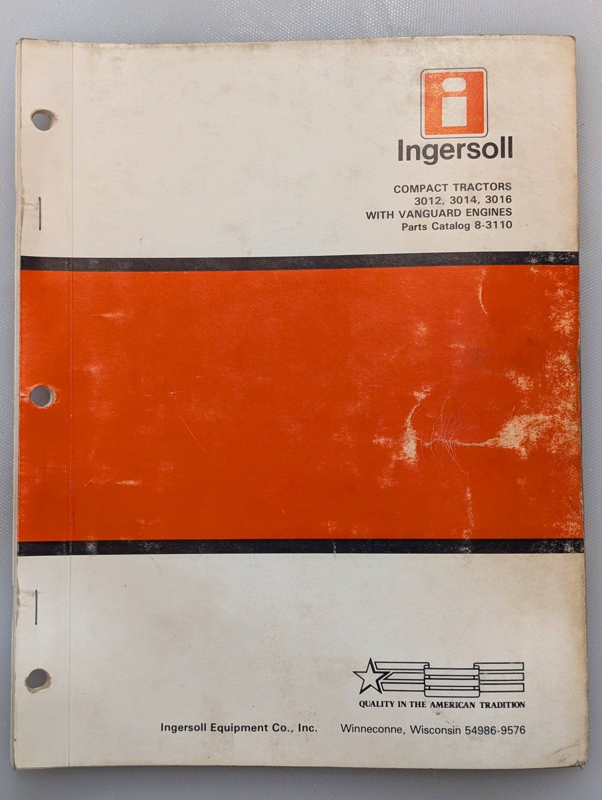 8-3110 PC 3012 3014 3016 WITH VANGUARD ENGINE - Ingersoll/Case Tractor Part