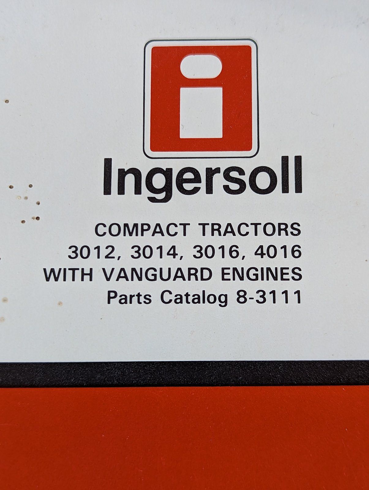 8-3111 PC: 3012 3014 3016 4016 VANGUARD ENGINE - Ingersoll/Case Tractor Part