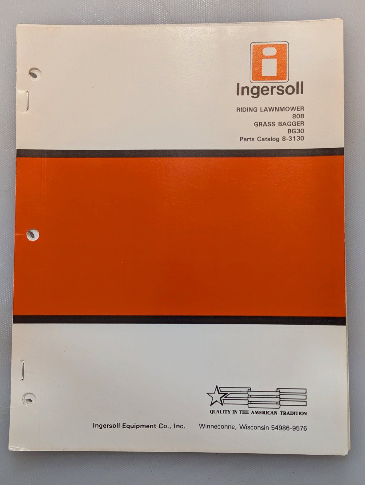 8-3130 PC 808 RIDING MOWER BG30 BAGGER - Ingersoll/Case Tractor Part