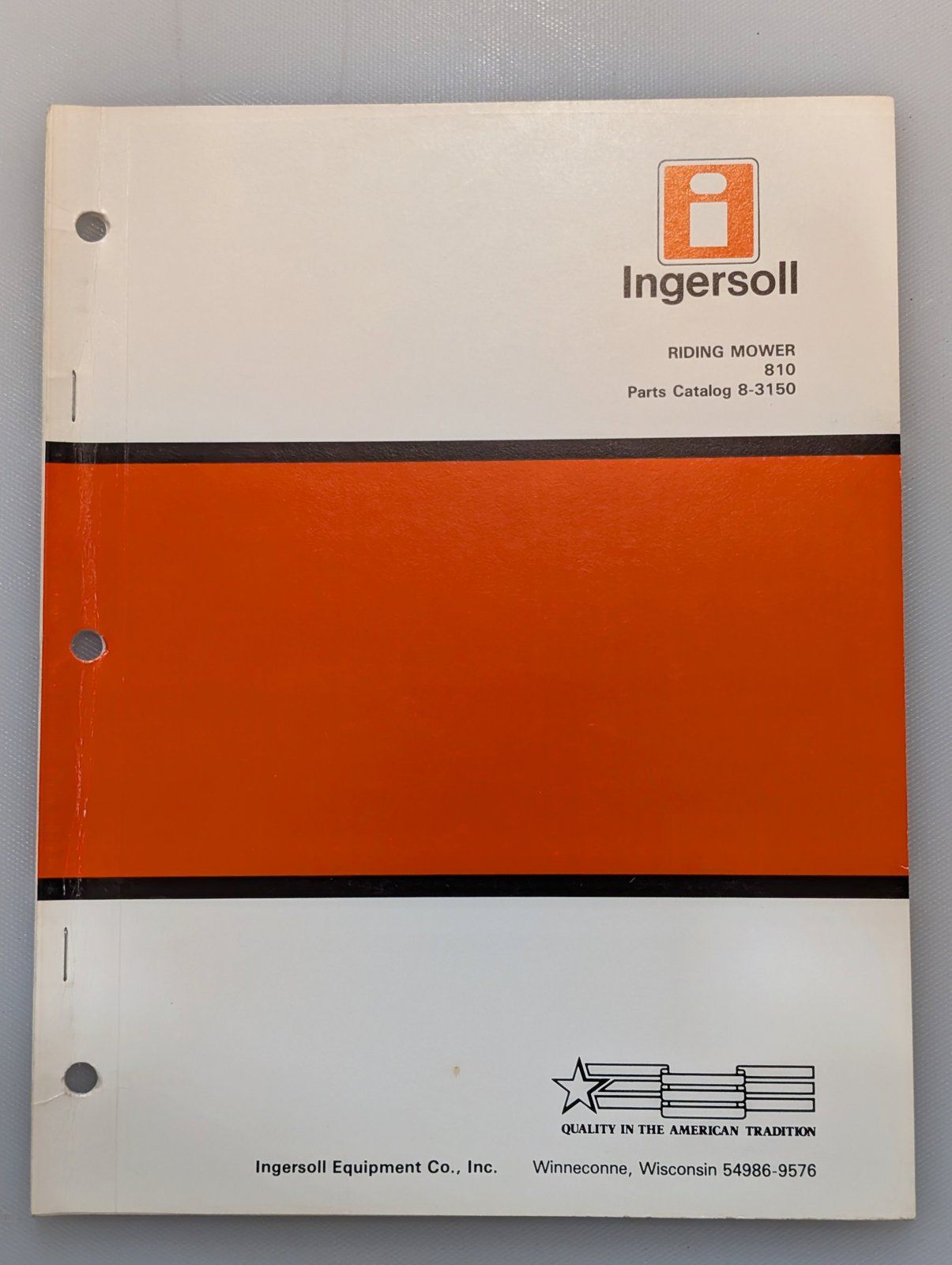8-3150 PC 810 RIDING MOWER - Ingersoll/Case Tractor Part