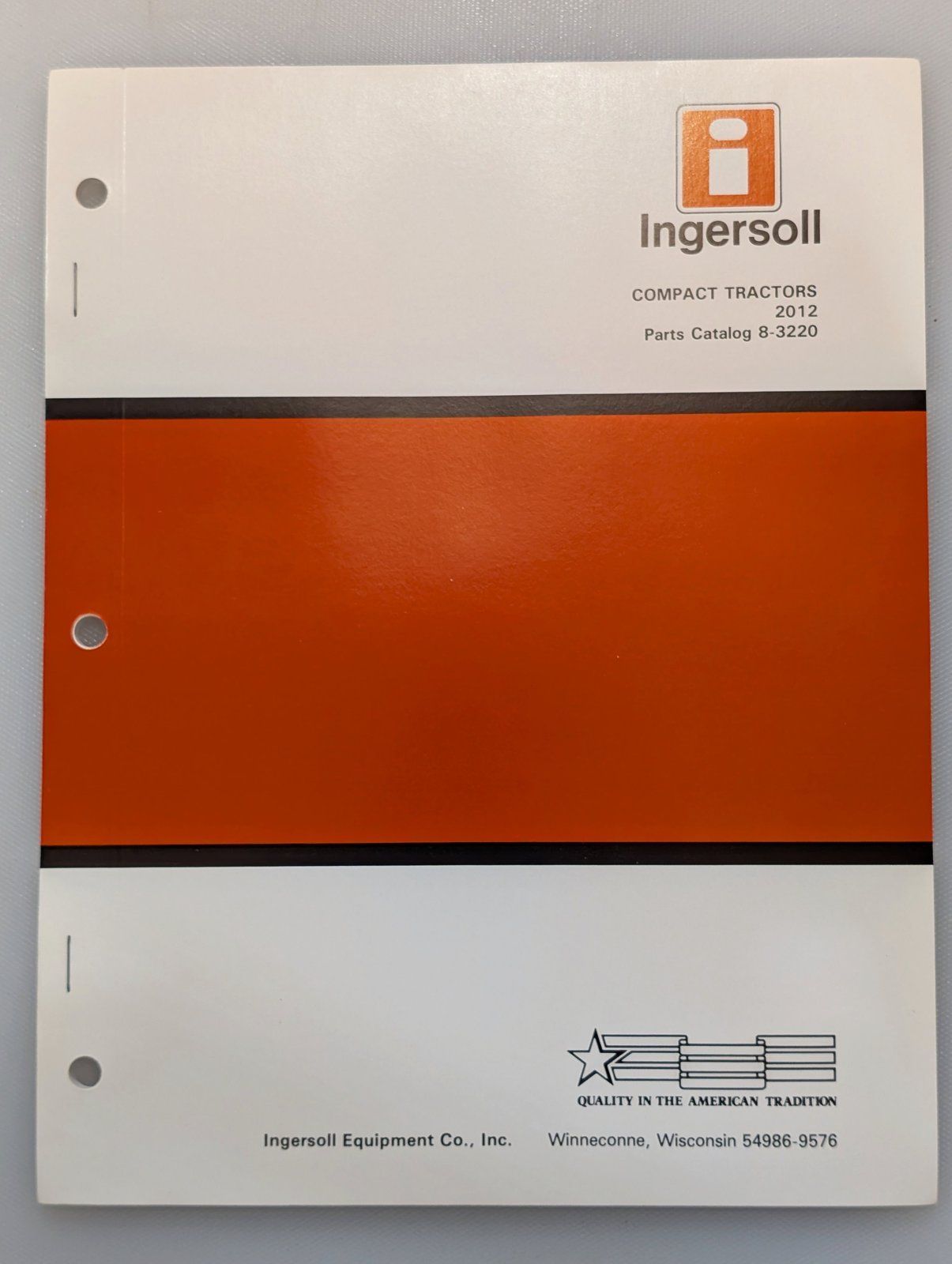 8-3220 PC 2012 COMPACT TRACTOR - Ingersoll/Case Tractor Part