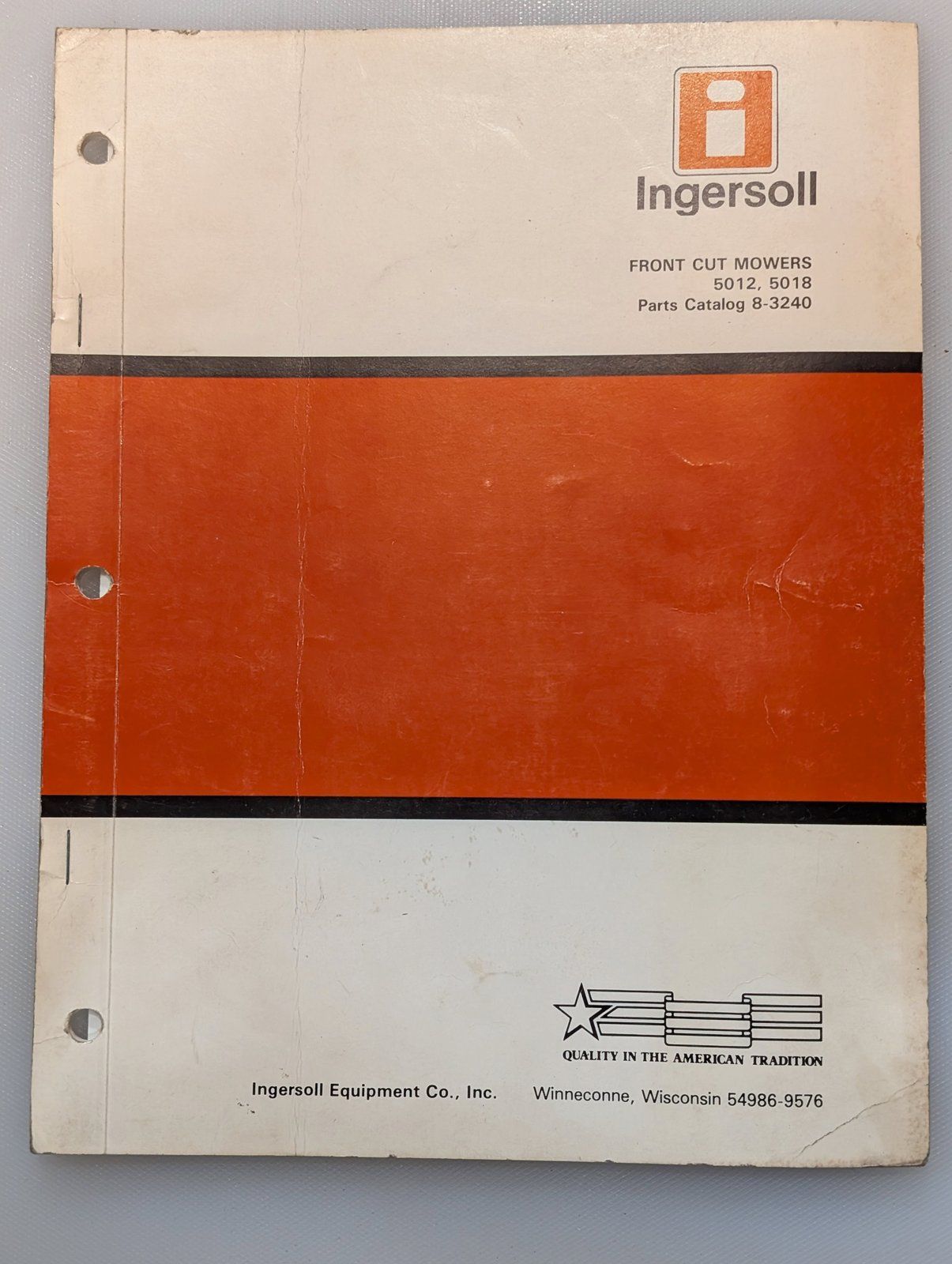 8-3240 PC 5012 5018 FRONT CUT MOWERS - Ingersoll/Case Tractor Part
