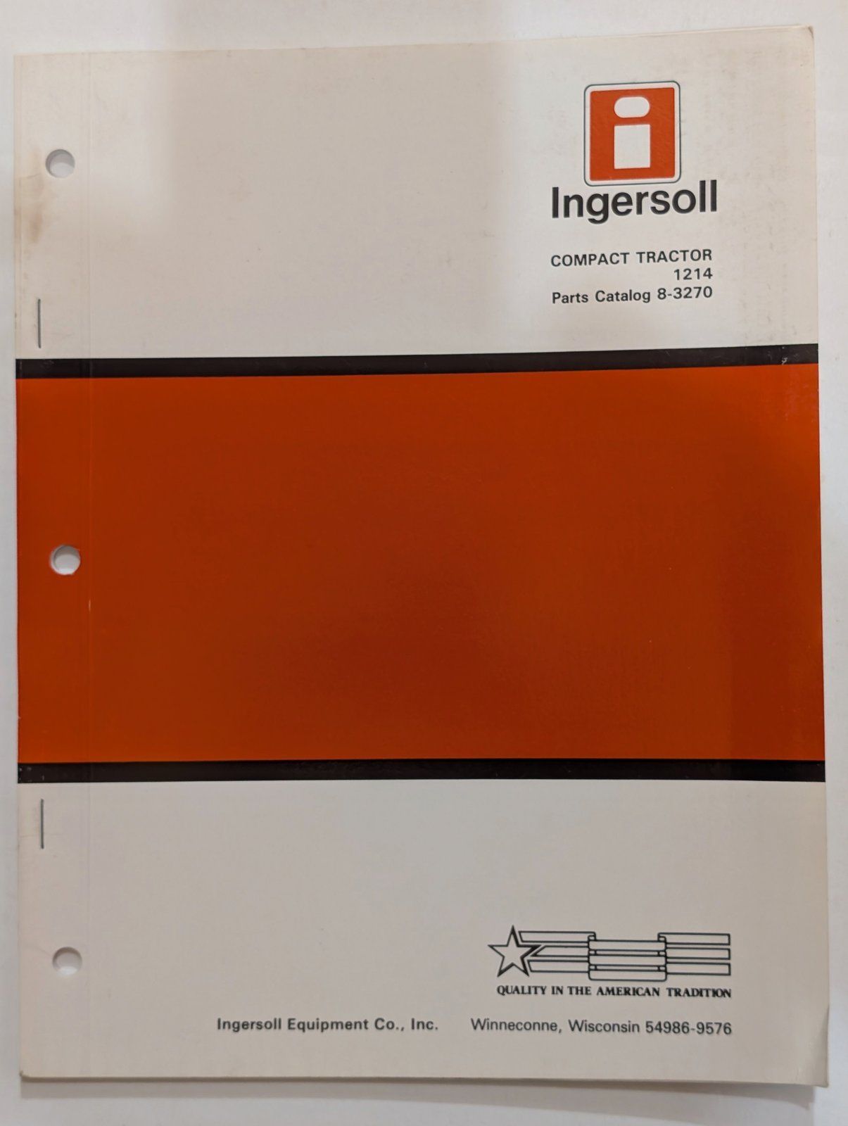 8-3270 PC 1214 TRACTOR - Ingersoll/Case Tractor Part