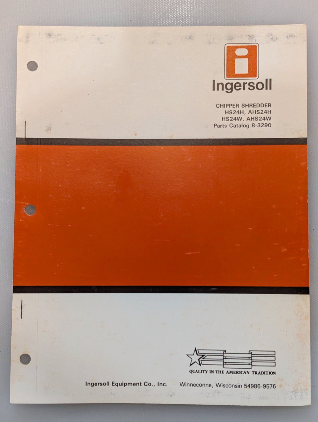 8-3290 PC CHIPPER SHREADER HS24H AHS24H HS24W AHS24W - Ingersoll/Case Tractor Part