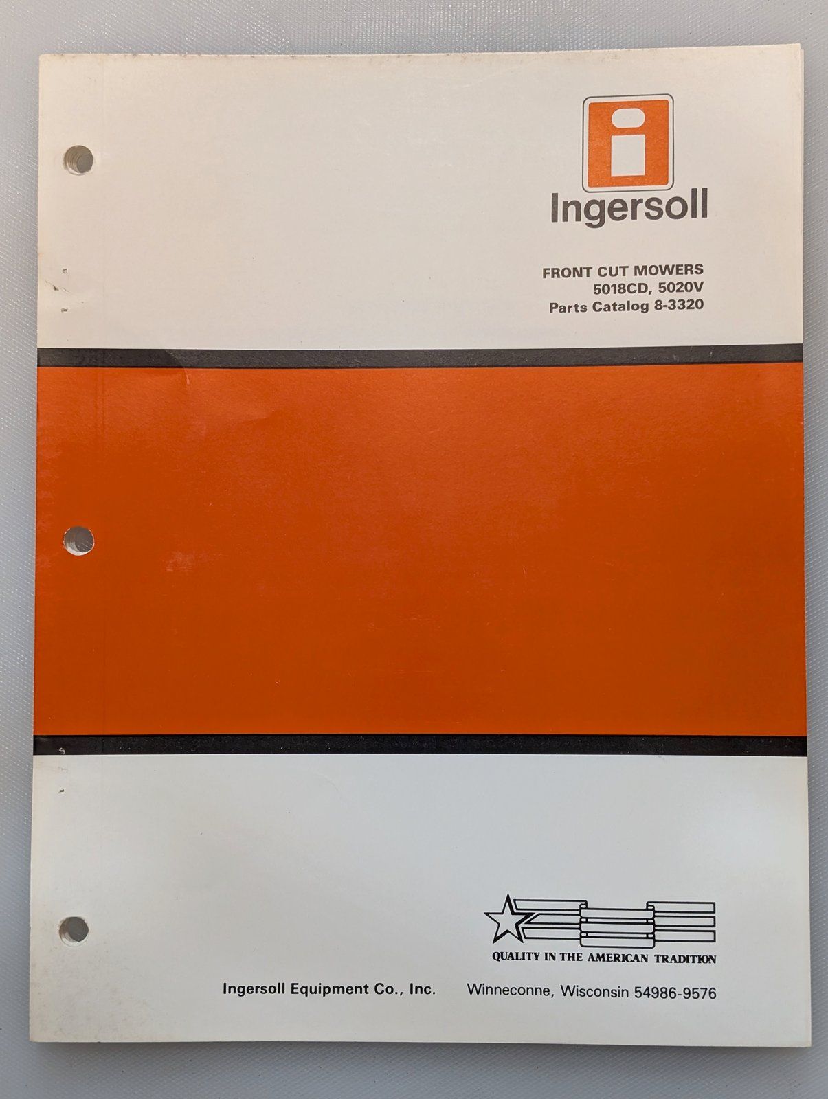 8-3320 PC 5018CD 5020V FRONT CUT MOWER - Ingersoll/Case Tractor Part