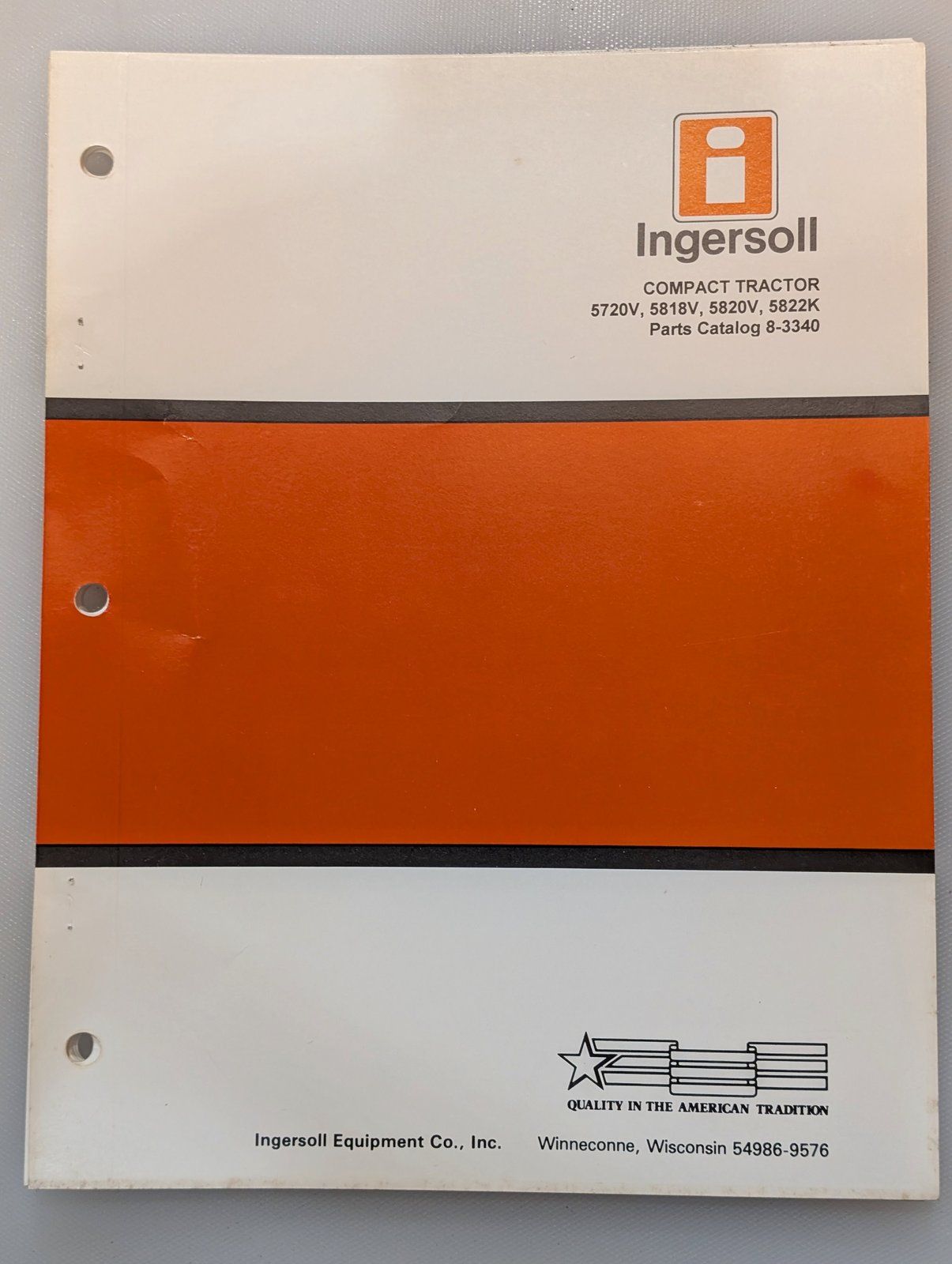 8-3340 PC FRONT CUT MOWER 5720V 5818V 5820V 5822K - Ingersoll/Case Tractor Part