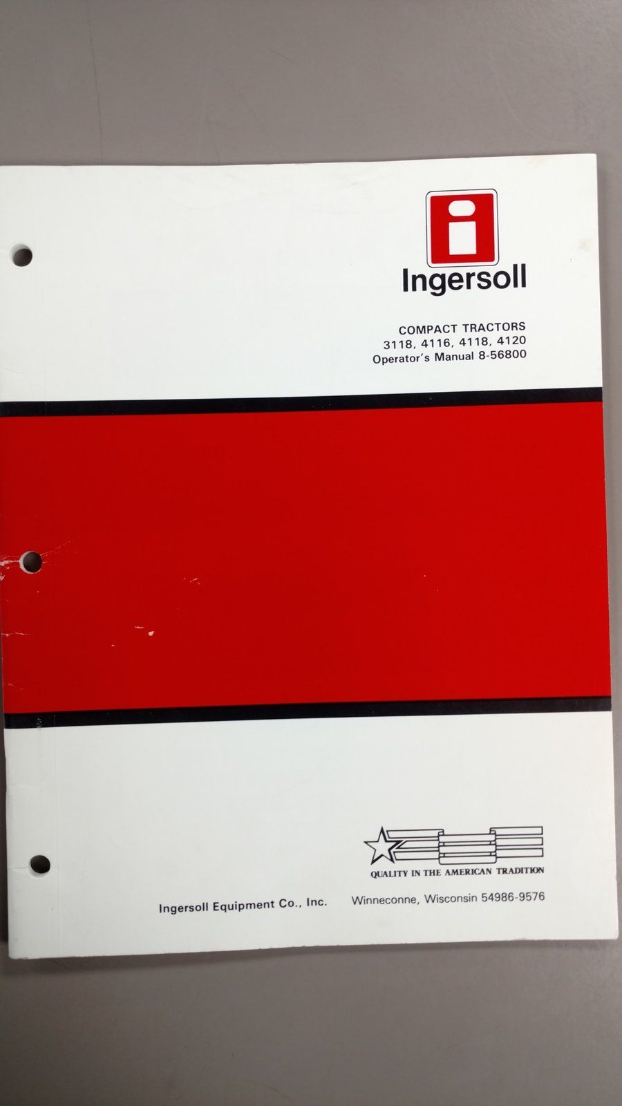 8-56800 OM 3118 4116 4118 4120 - Ingersoll/Case Tractor Part