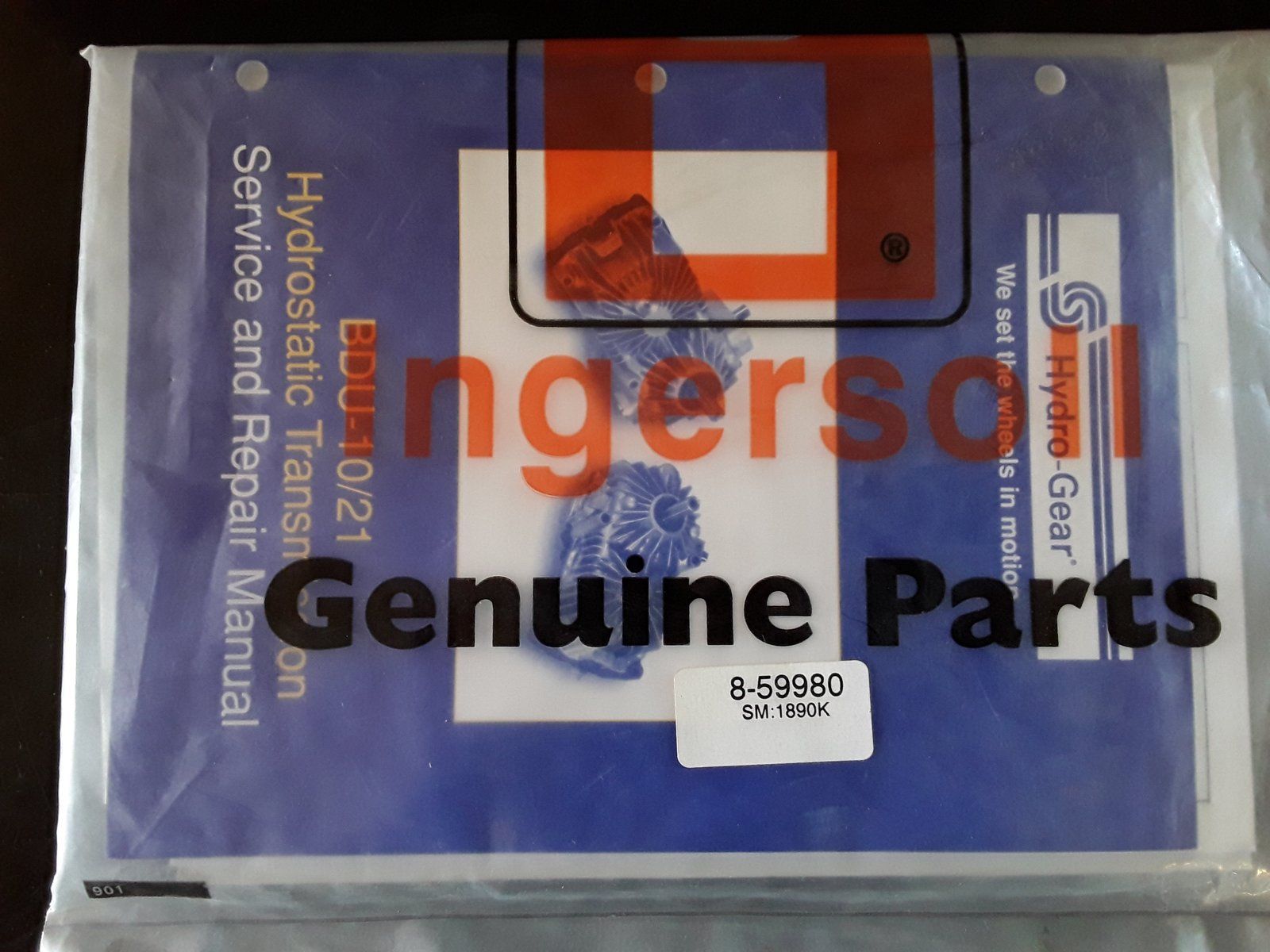 8-59980 SM: G1890K FRONT CUT - Ingersoll/Case Tractor Part
